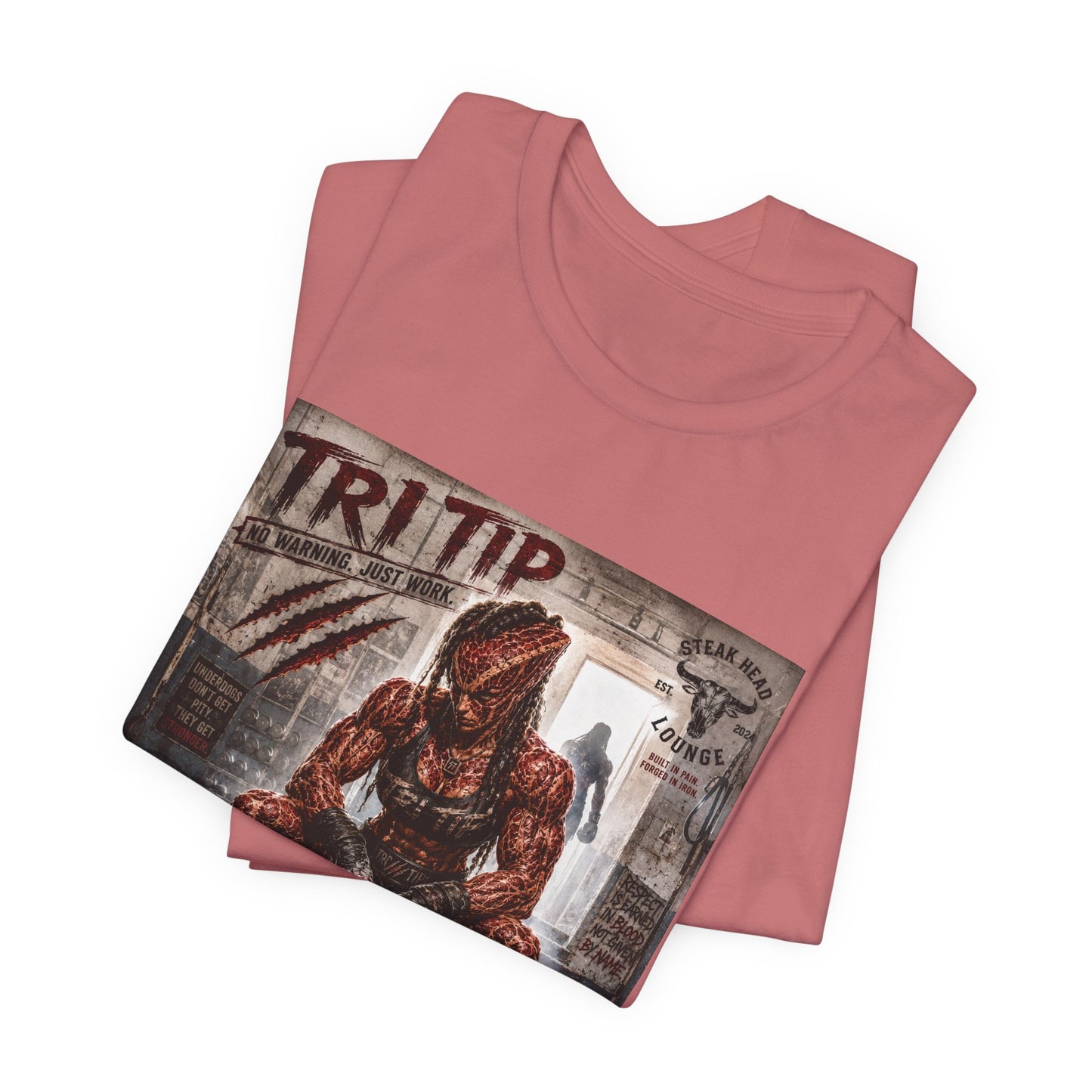 TRI TIP "No Warning. Just Work" - Graphic Tee