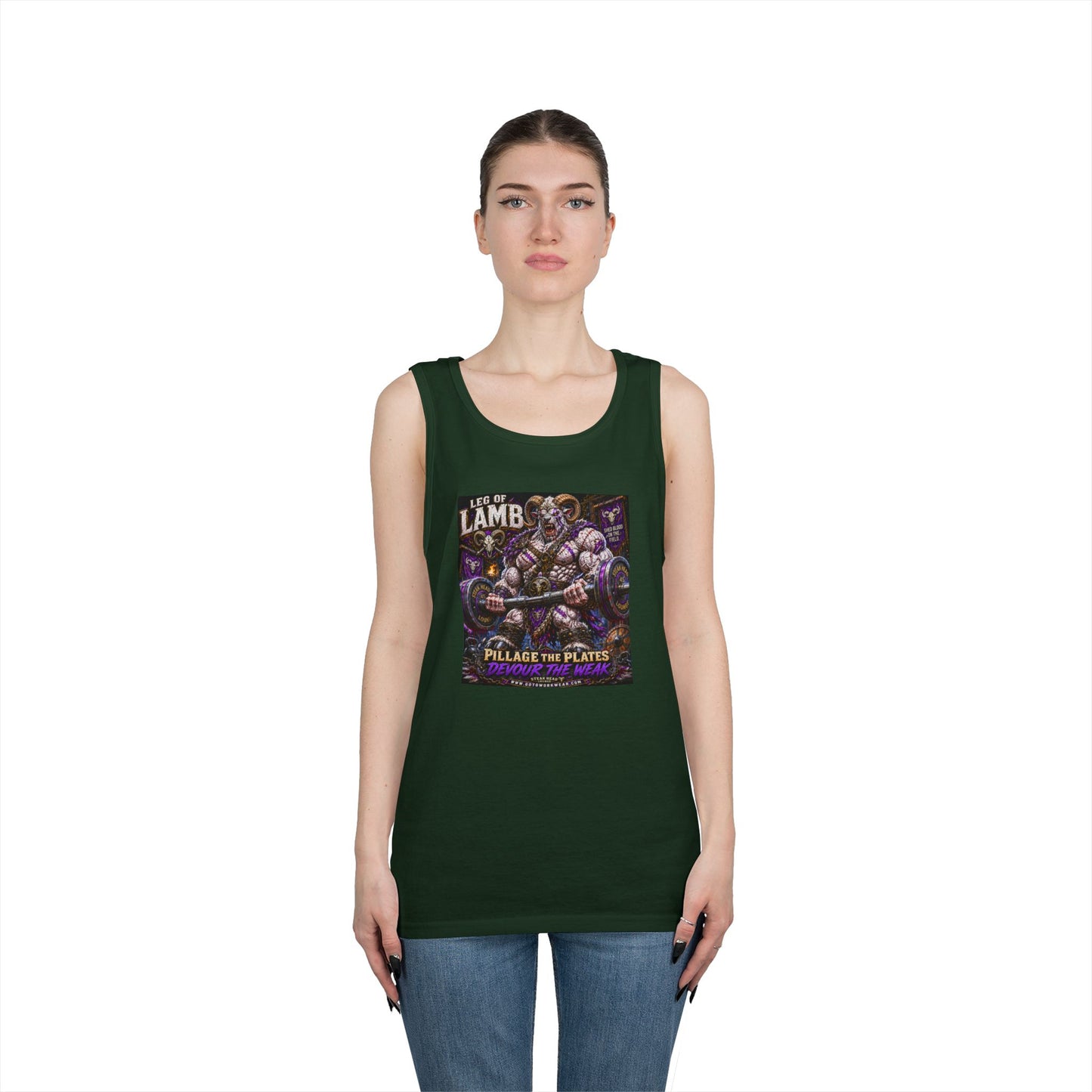 Leg of Lamb "Pillage the Plates - Devour the Weak" - Tank Top