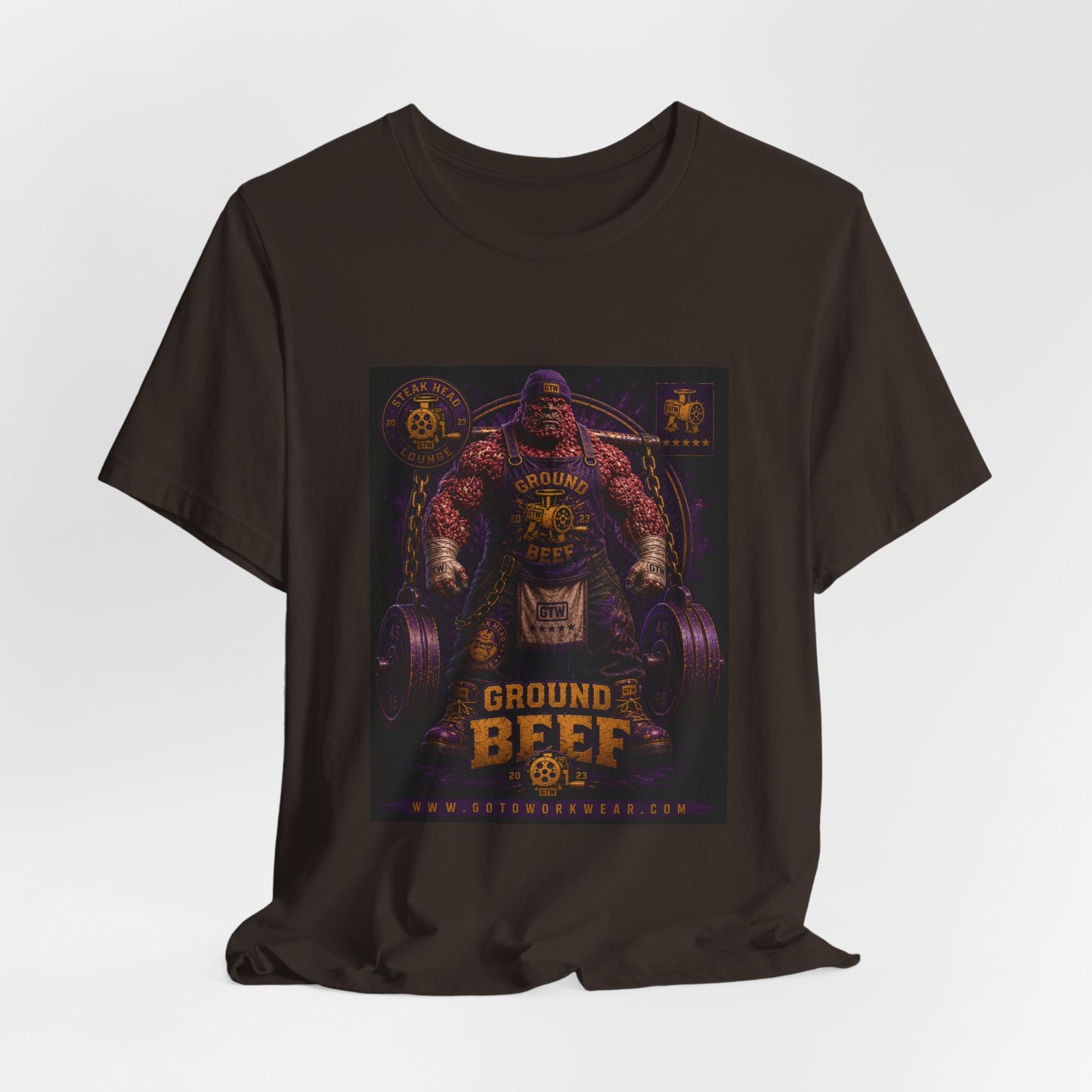 Ground Beef "Grinder Built Gains" - Graphic Tee
