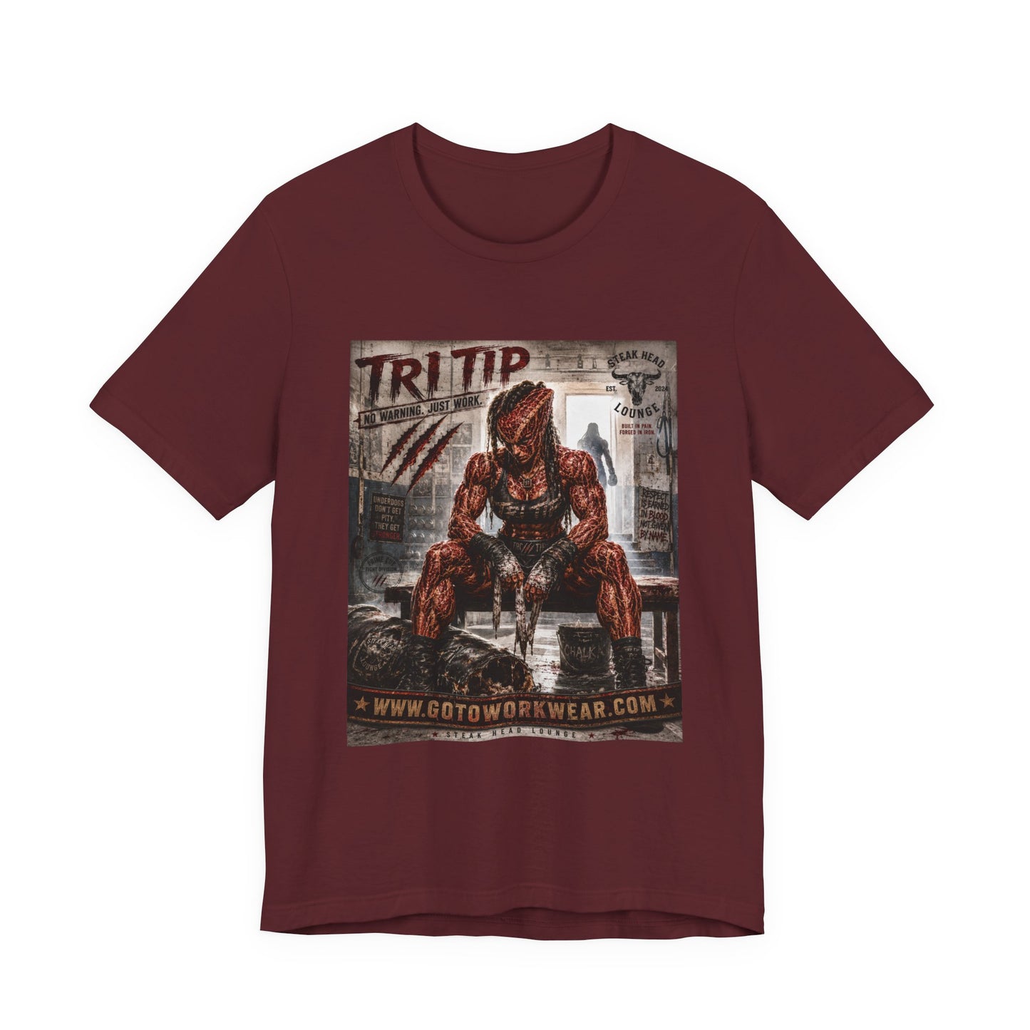 TRI TIP "No Warning. Just Work" - Graphic Tee