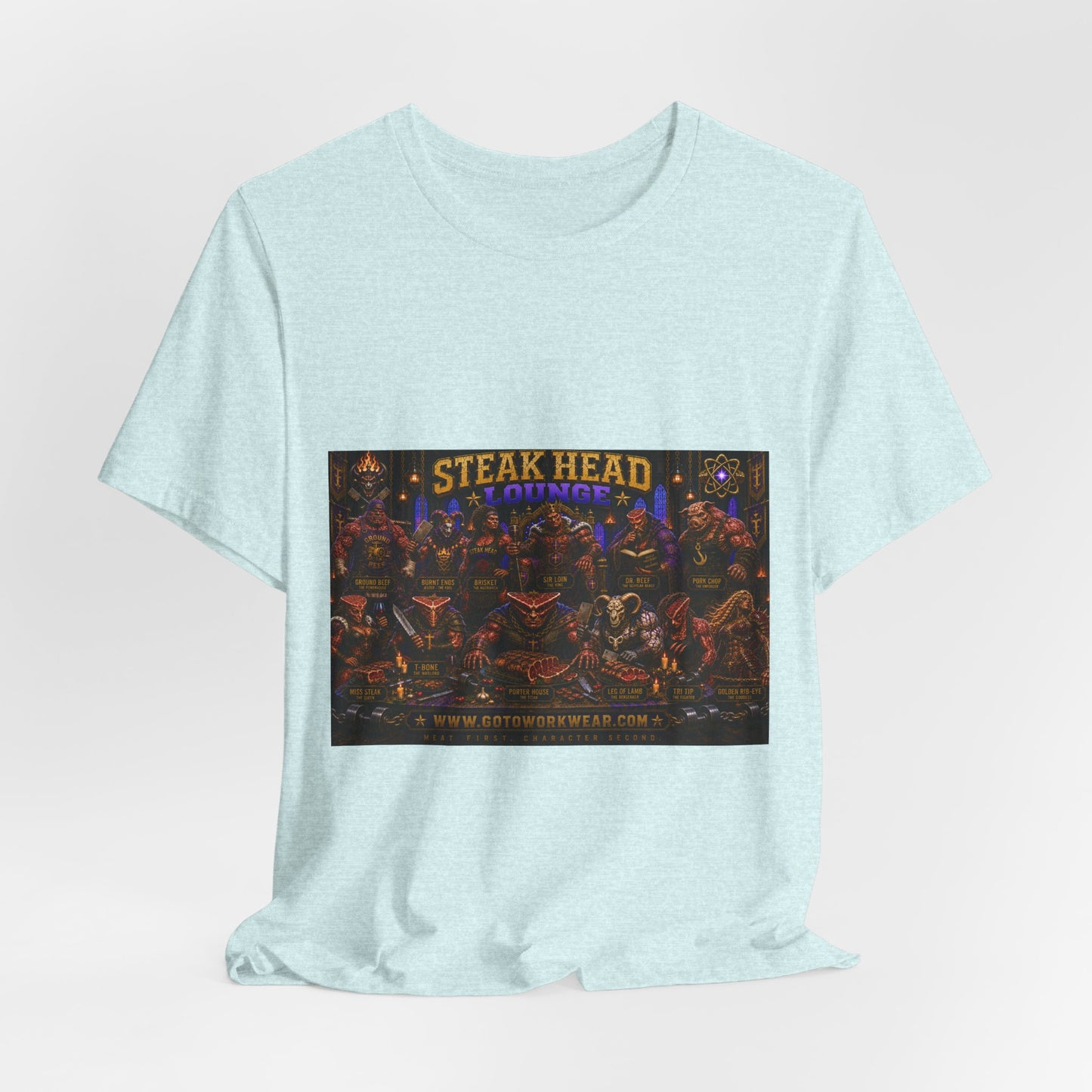 Steak Head Lounge ALL - "The strongest thing in the gym is not muscle—  It is the decision to return tomorrow." - Graphic Tee
