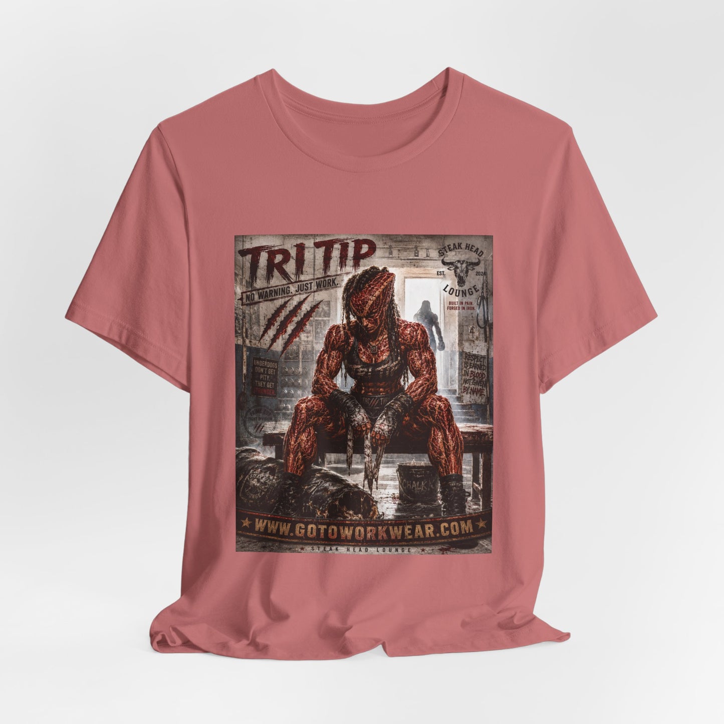 TRI TIP "No Warning. Just Work" - Graphic Tee