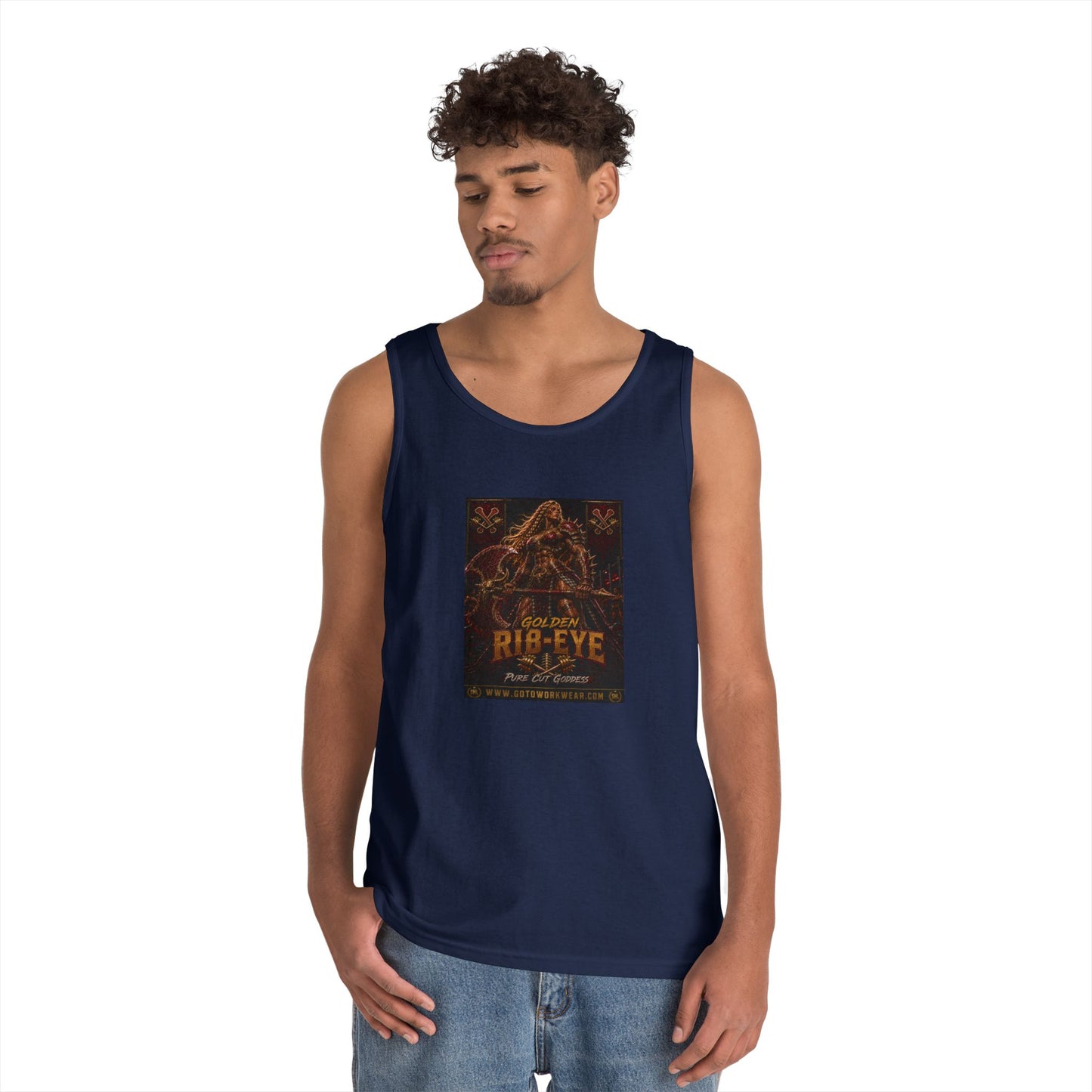 GOLDEN RIB-EYE “Pure Cut Goddess” - Tank Top