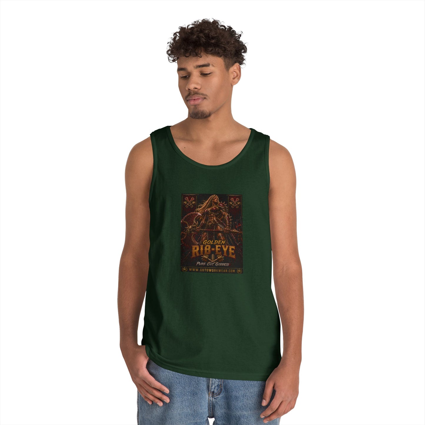 GOLDEN RIB-EYE “Pure Cut Goddess” - Tank Top