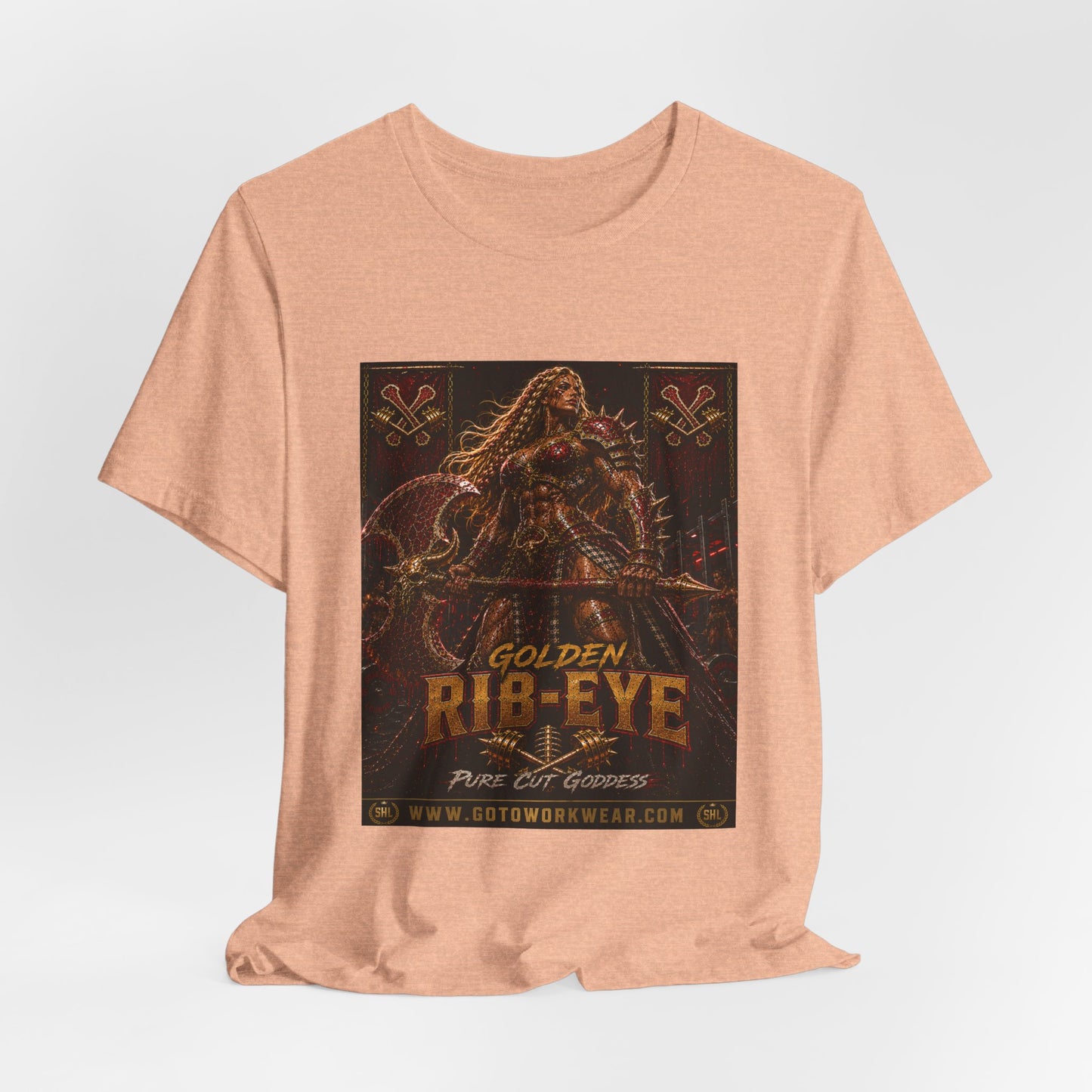 Golden Rib-Eye "Pure Cut Goddess" - Graphic Tee