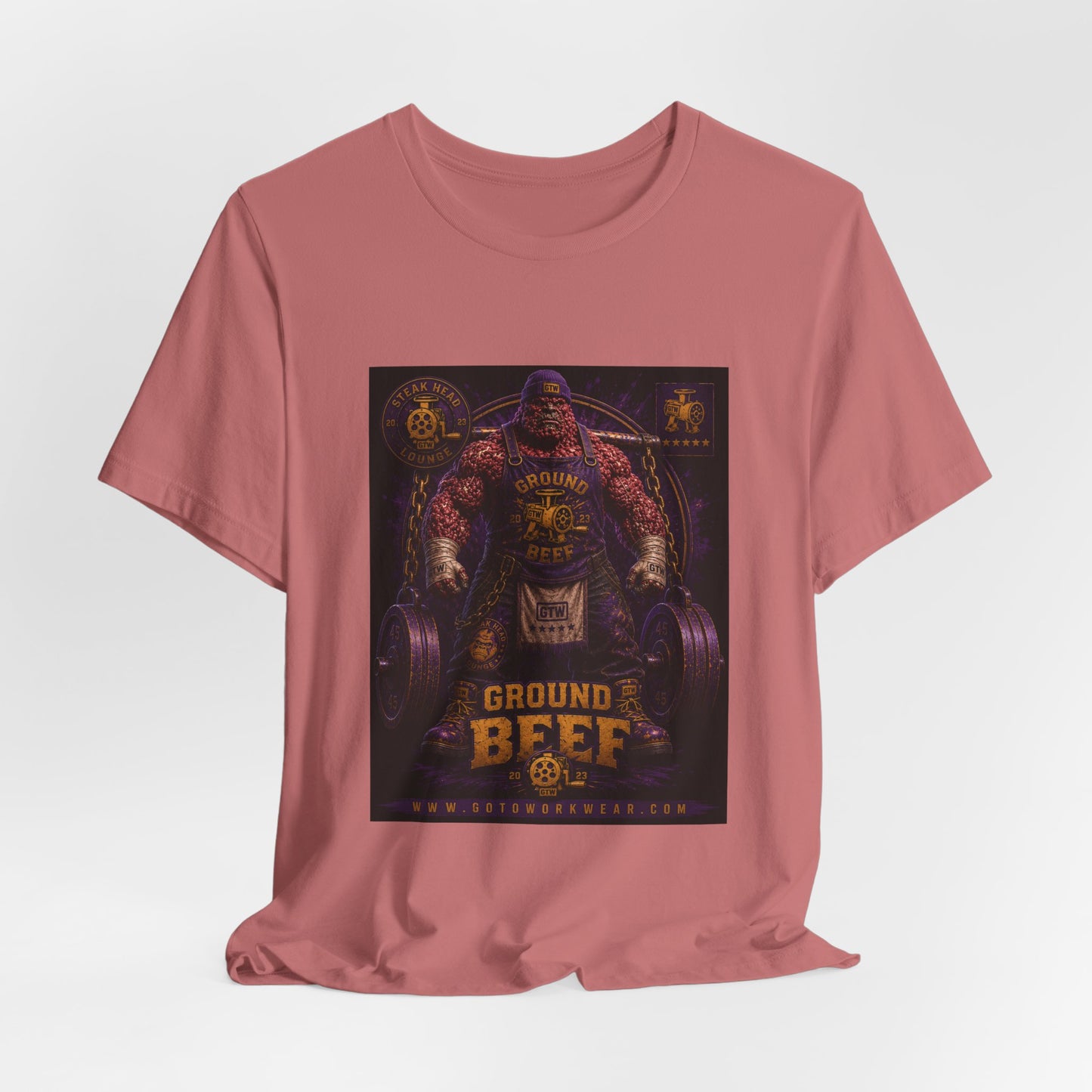 Ground Beef "Grinder Built Gains" - Graphic Tee