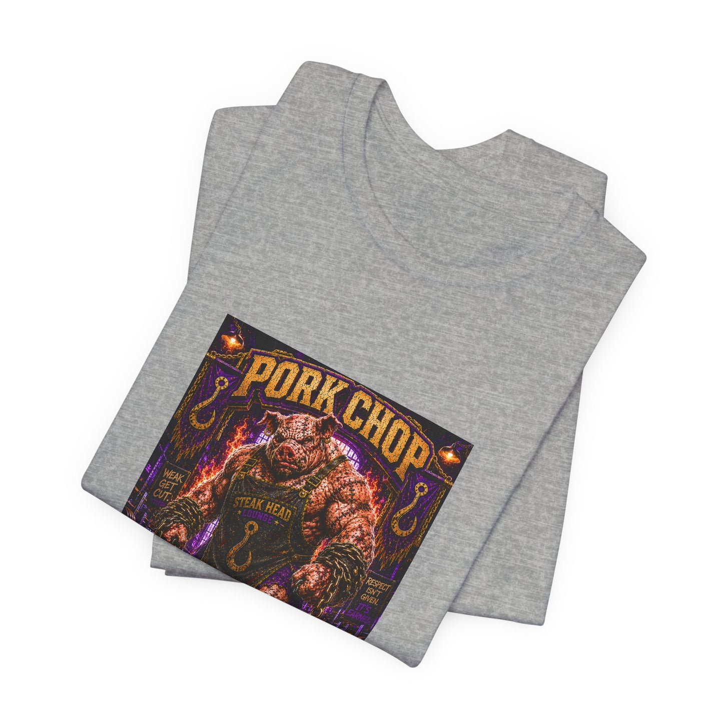 Pork Chop "Some Lessons Come in Pounds" - Graphic Tee