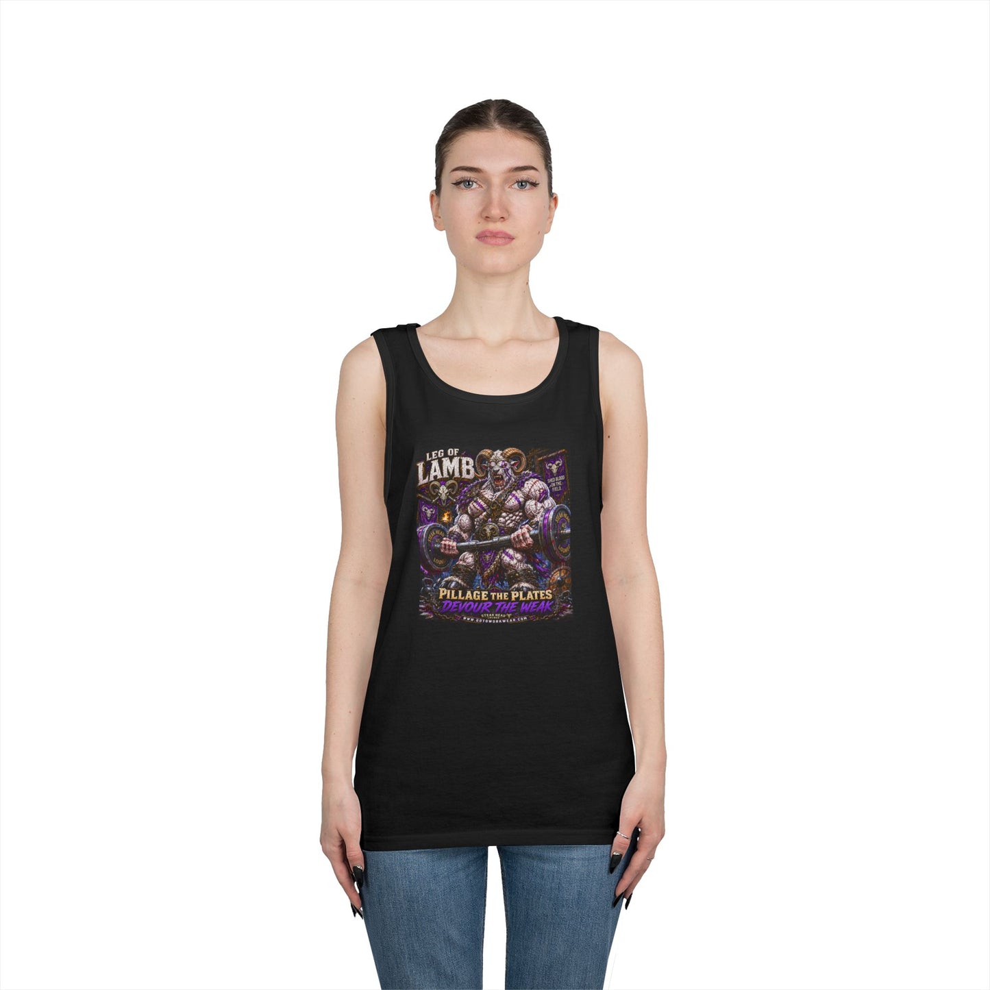 Leg of Lamb "Pillage the Plates - Devour the Weak" - Tank Top