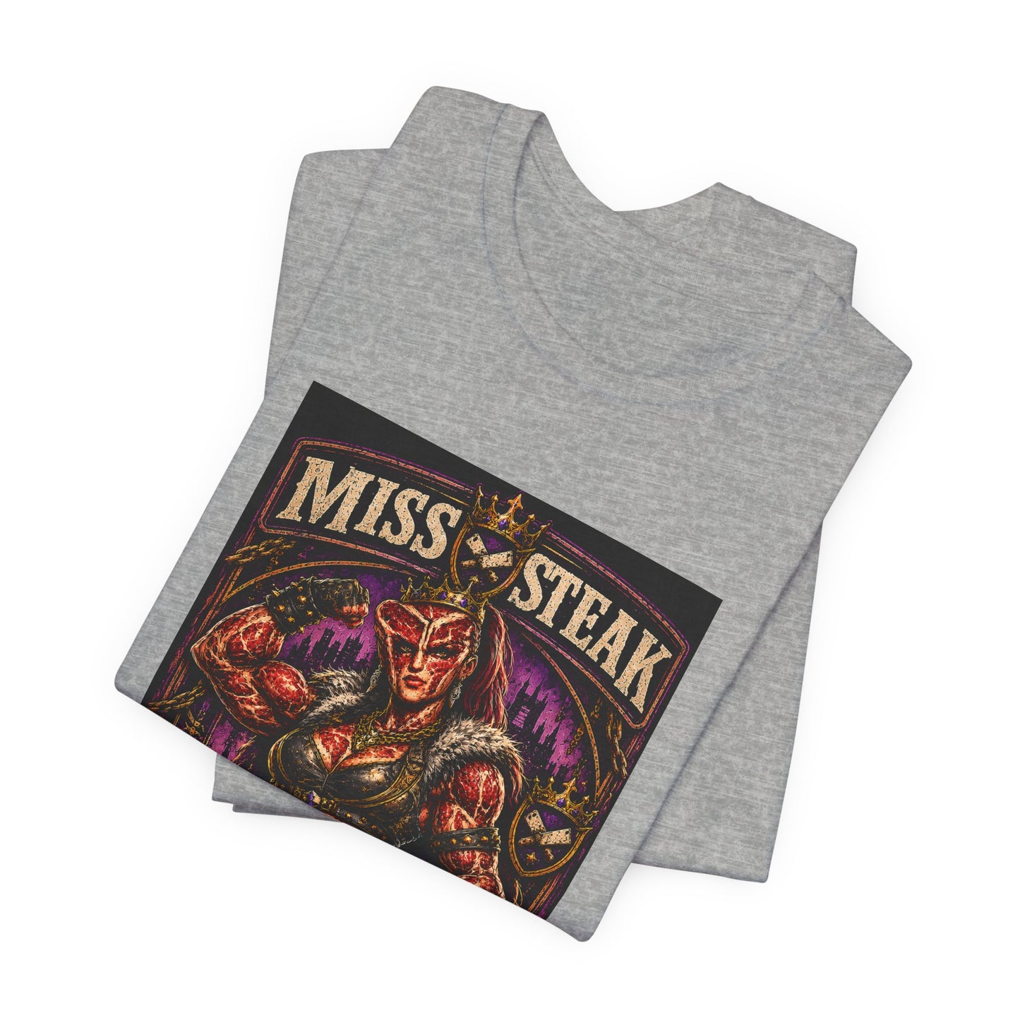 Miss Steak “Cut Different. Pressure Creates Diamonds. Work Creates Queens.”- Graphic Tee