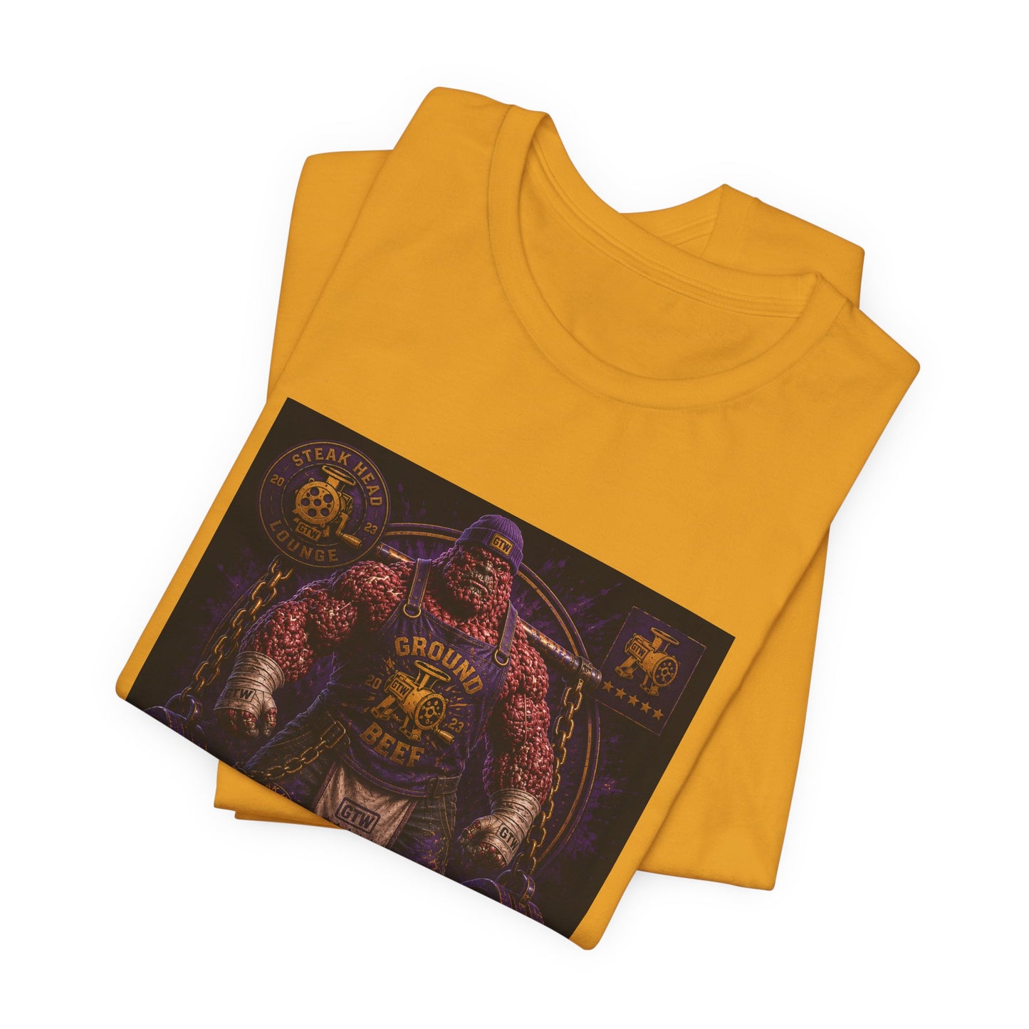 Ground Beef "Grinder Built Gains" - Graphic Tee