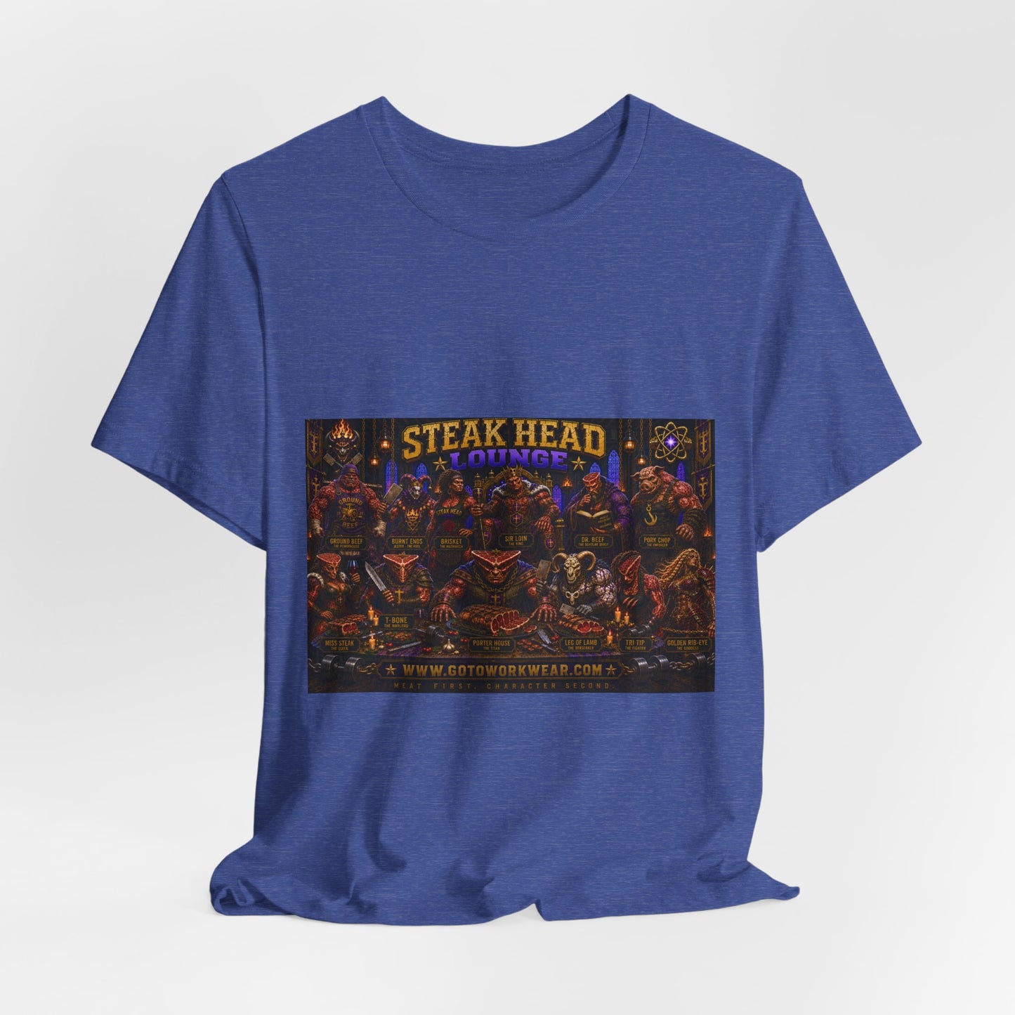 Steak Head Lounge ALL - "The strongest thing in the gym is not muscle—  It is the decision to return tomorrow." - Graphic Tee