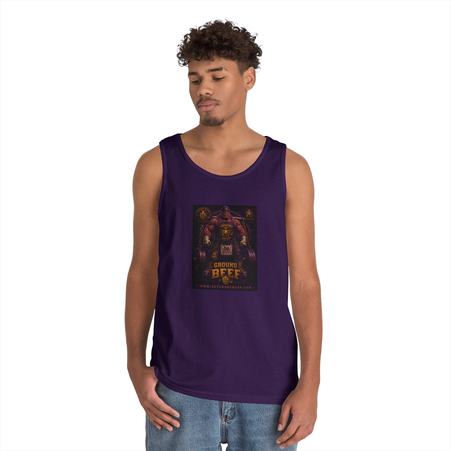 Ground Beef "Grinder Built Gains" - Tank Top