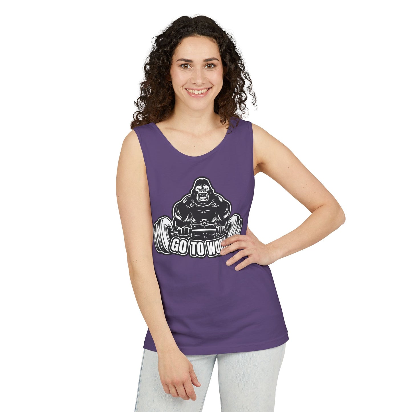 Strength Training Gorilla Tank Top, Workout Gear, Fitness Apparel, Gym Shirt, Exercise Tank, Bodybuilding Clothes