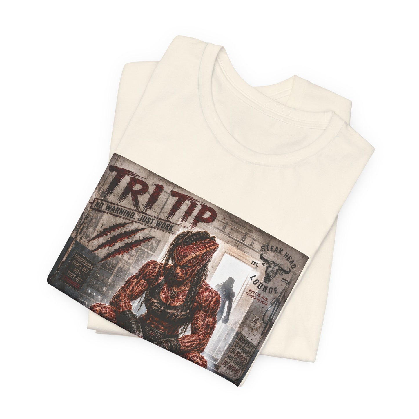 TRI TIP "No Warning. Just Work" - Graphic Tee