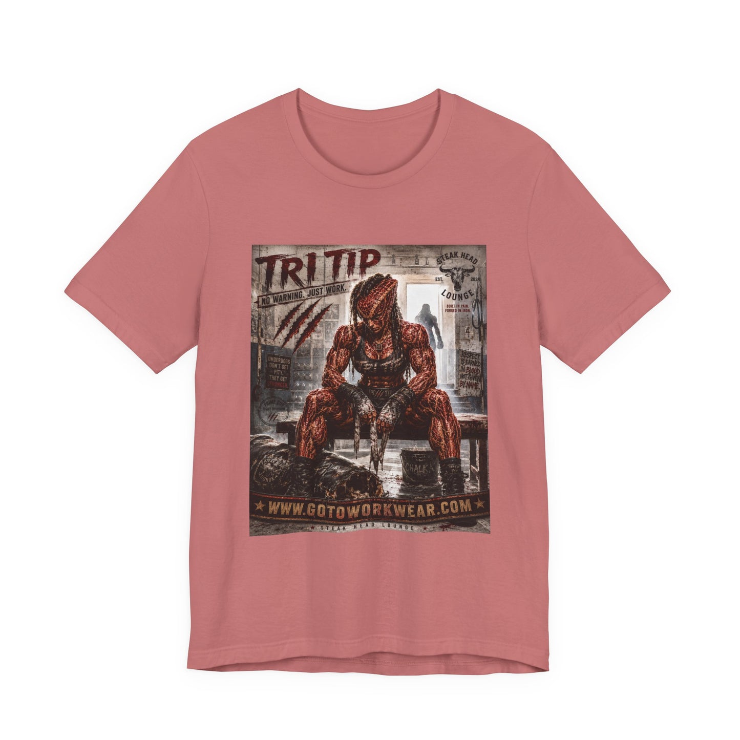 TRI TIP "No Warning. Just Work" - Graphic Tee