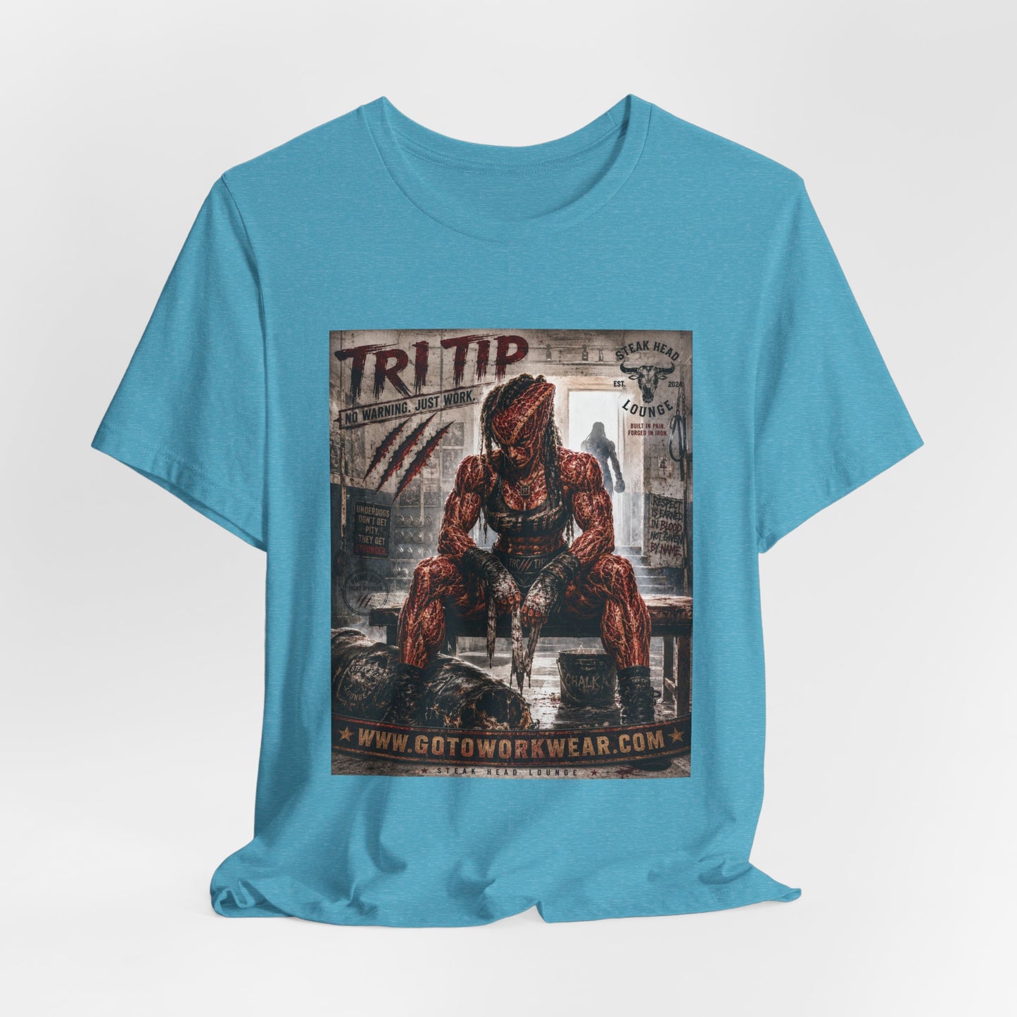TRI TIP "No Warning. Just Work" - Graphic Tee