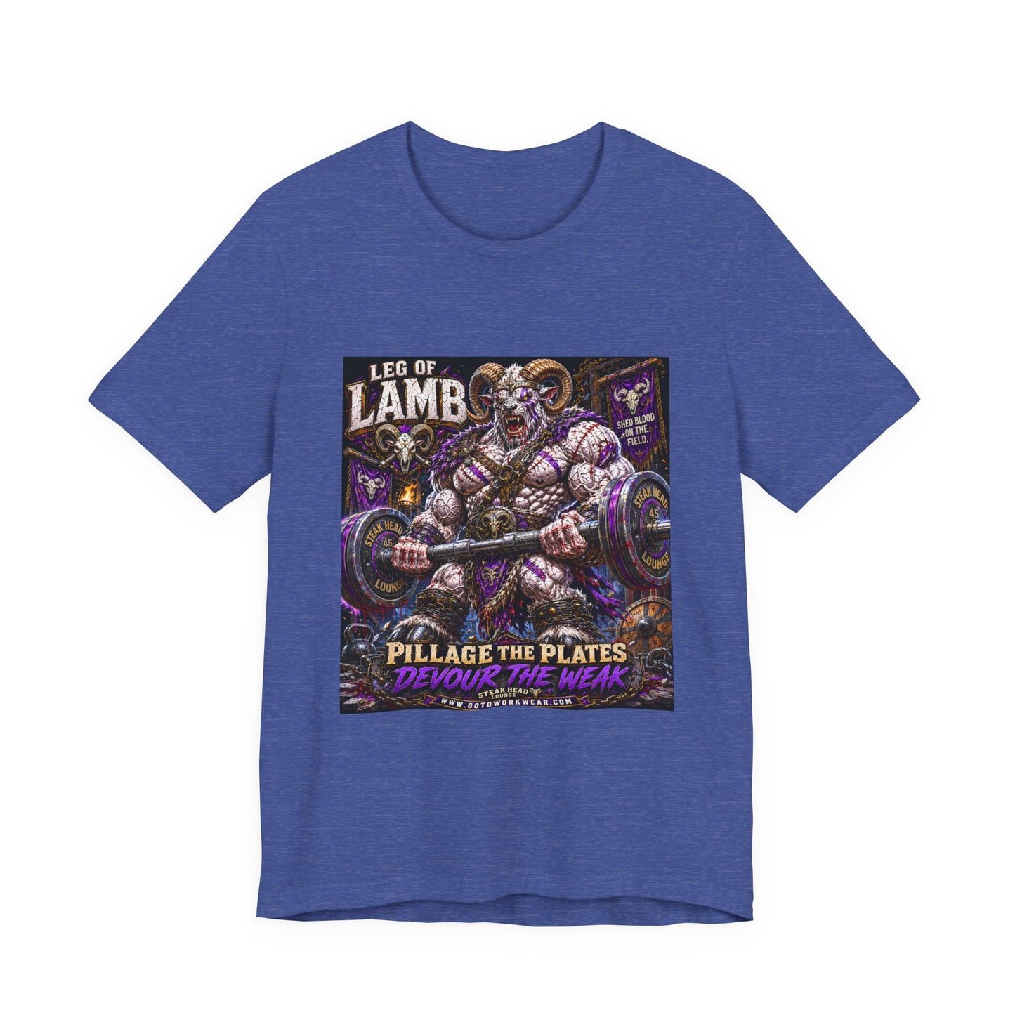 Leg of Lamb "Pillage the Plates, Devour the Weak" - Graphic Shirt Tee