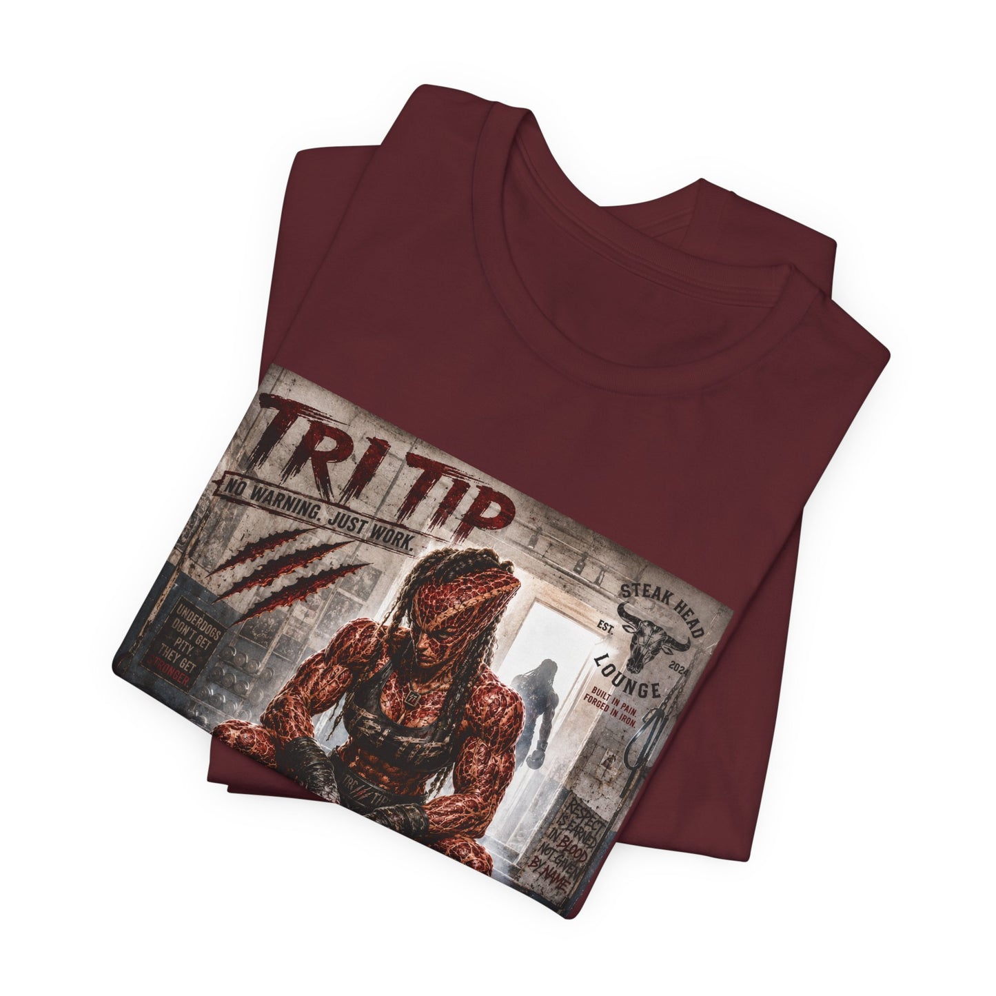 TRI TIP "No Warning. Just Work" - Graphic Tee