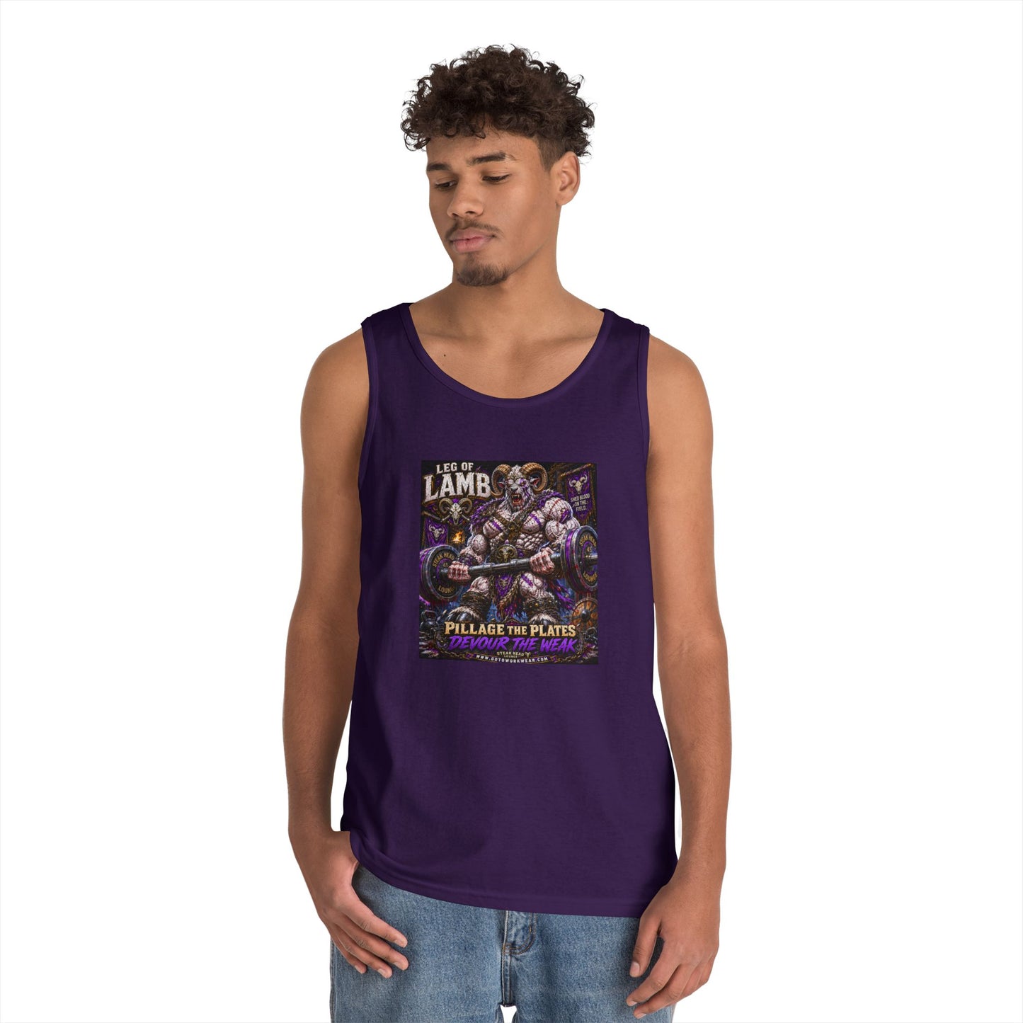 Leg of Lamb "Pillage the Plates - Devour the Weak" - Tank Top