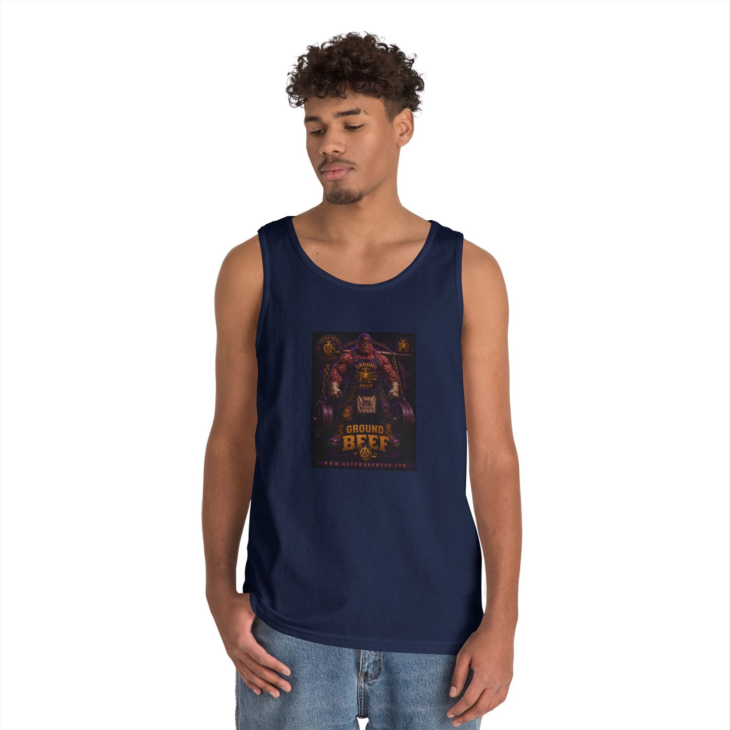 Ground Beef "Grinder Built Gains" - Tank Top