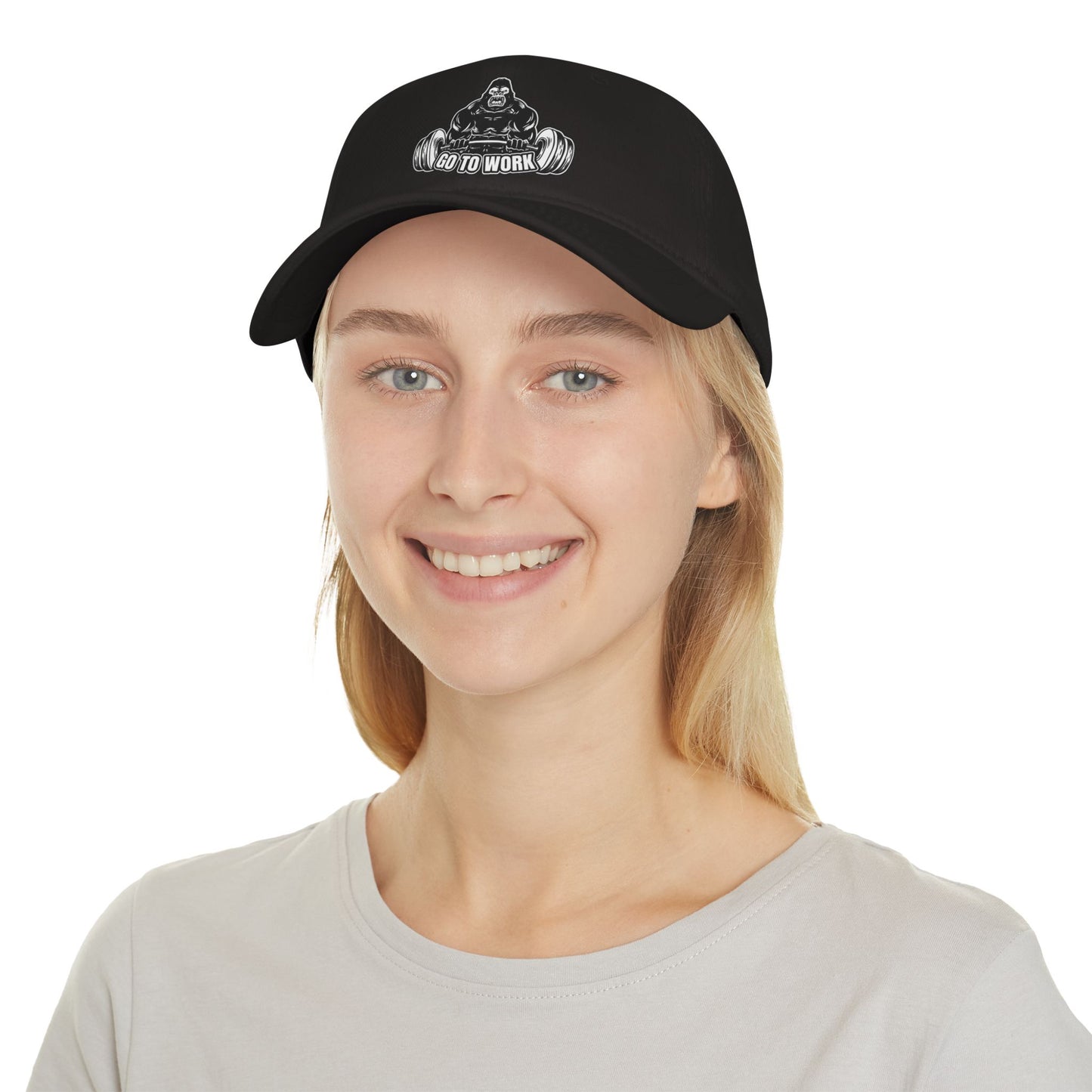 Motivational Gym Cap | Fitness Lover's Gift, Workout Hat, Sports Apparel, Casual Style, Gorilla Graphic Design