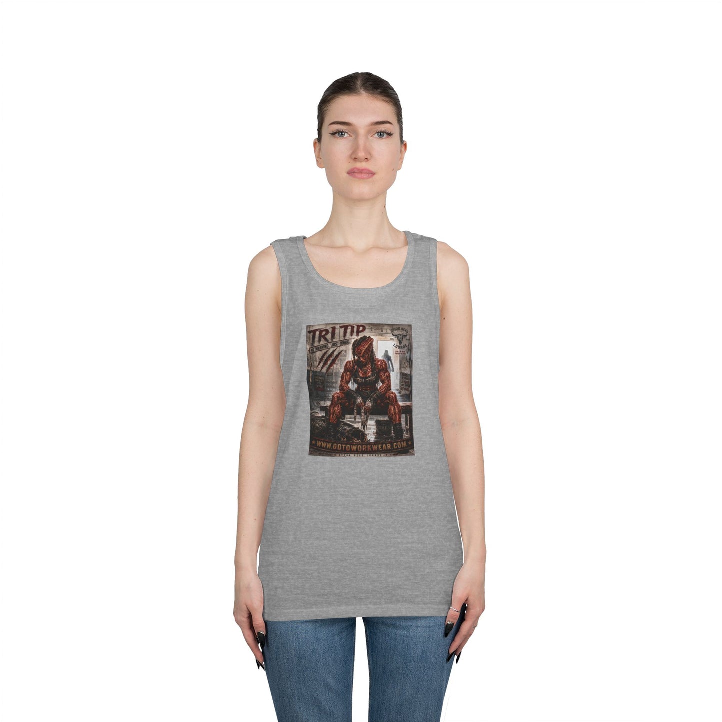 Tri Tip "No Warning. Just Work" - Tank Top