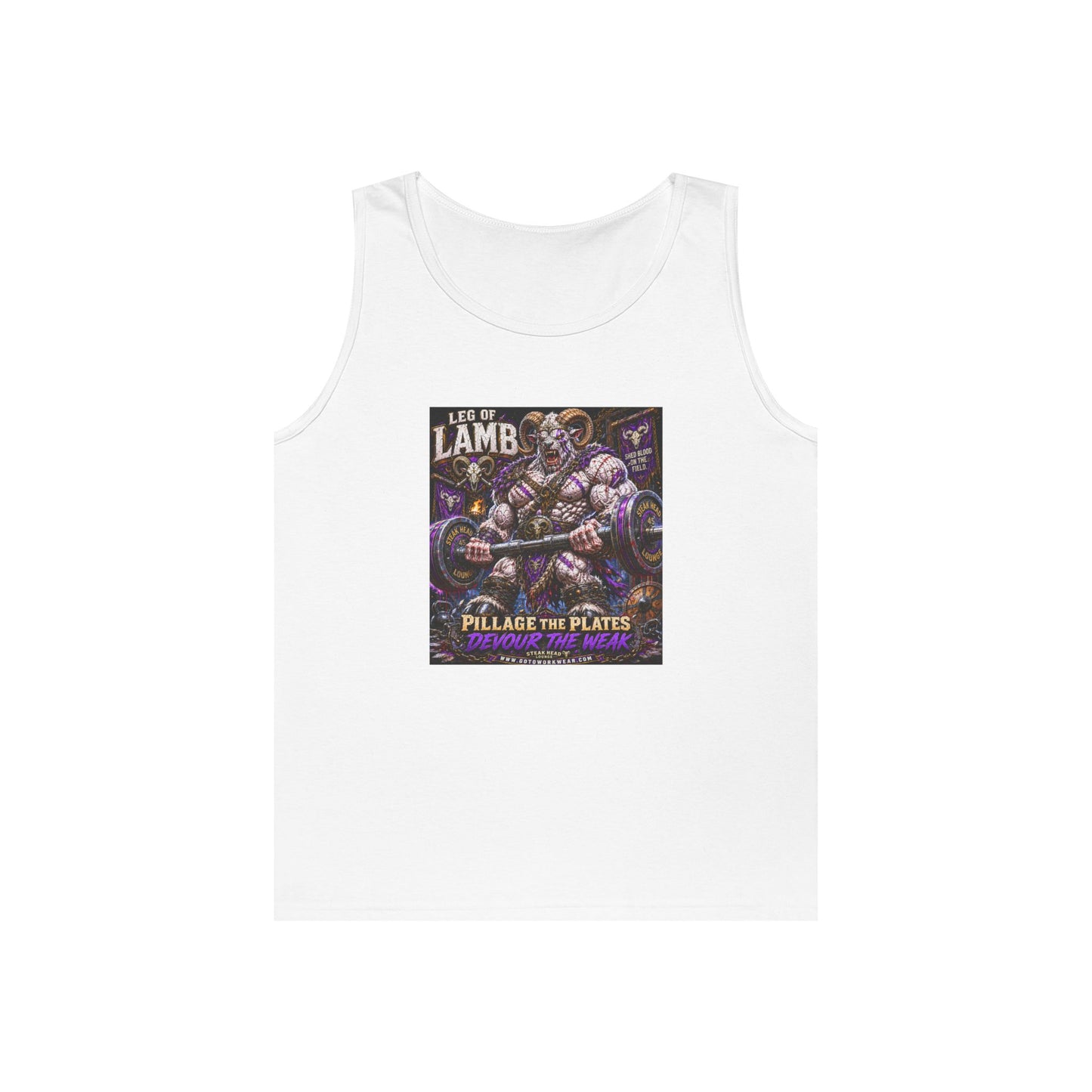 Leg of Lamb "Pillage the Plates - Devour the Weak" - Tank Top