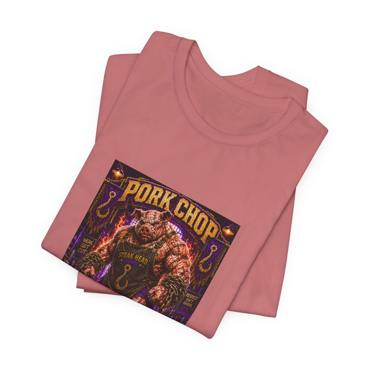 Pork Chop "Some Lessons Come in Pounds" - Graphic Tee
