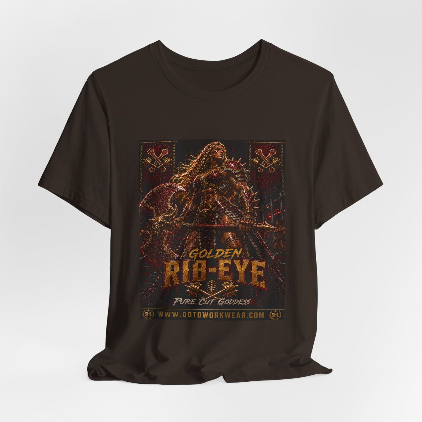 Golden Rib-Eye "Pure Cut Goddess" - Graphic Tee