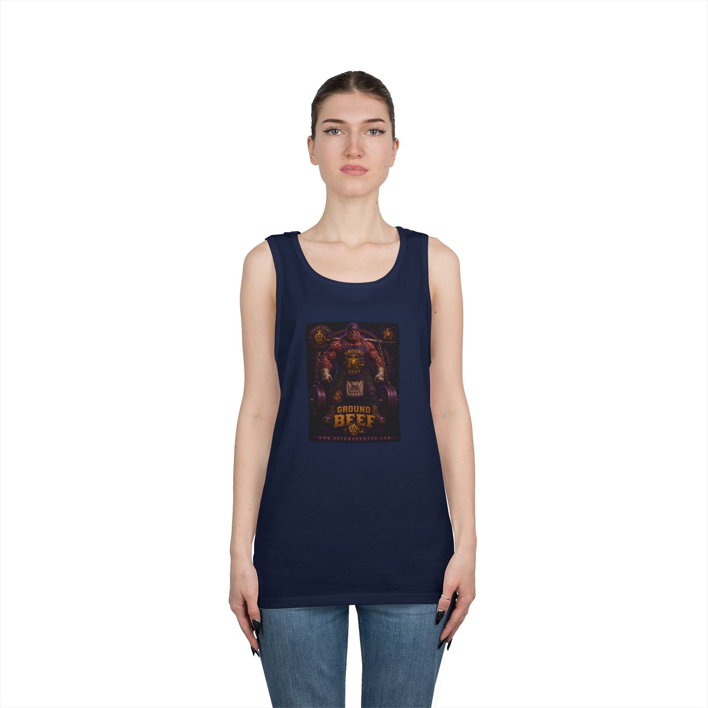 Ground Beef "Grinder Built Gains" - Tank Top