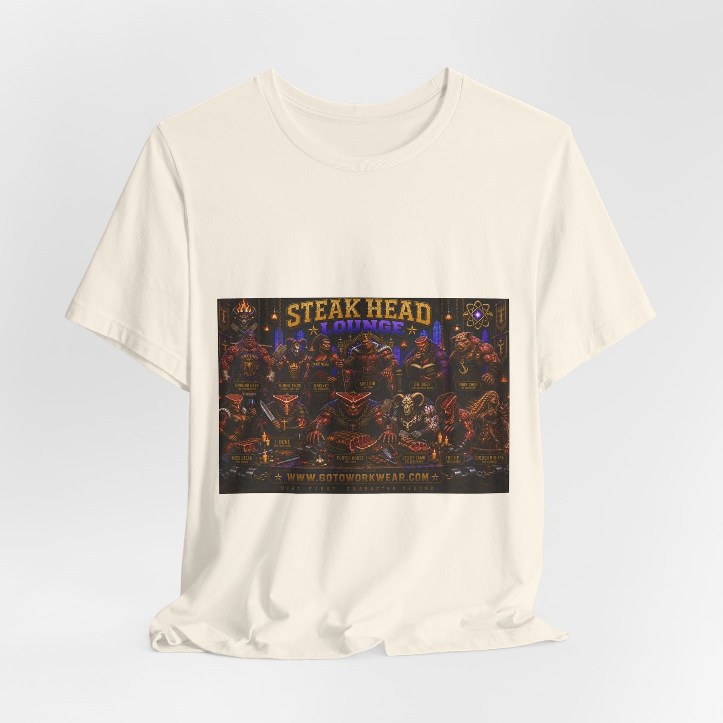Steak Head Lounge ALL - "The strongest thing in the gym is not muscle—  It is the decision to return tomorrow." - Graphic Tee