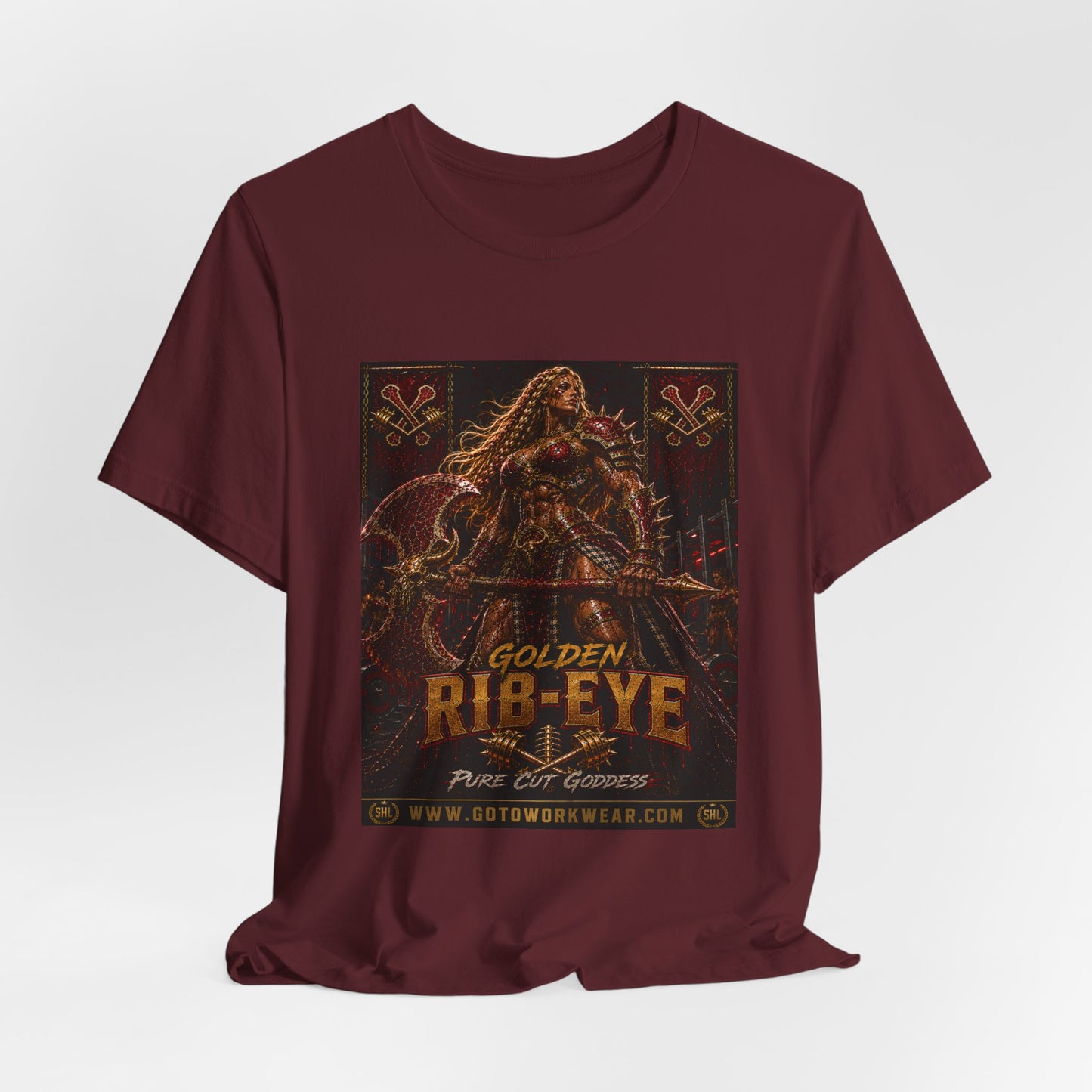 Golden Rib-Eye "Pure Cut Goddess" - Graphic Tee
