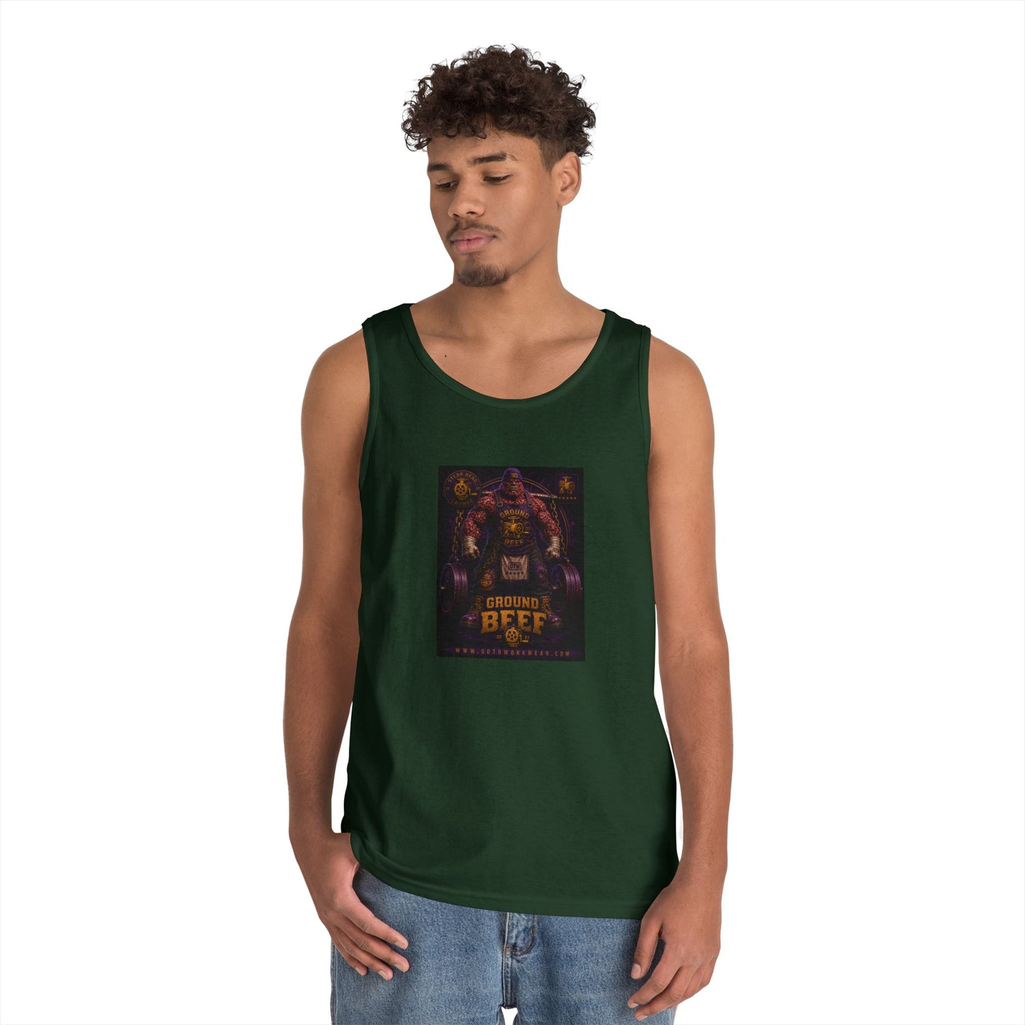 Ground Beef "Grinder Built Gains" - Tank Top