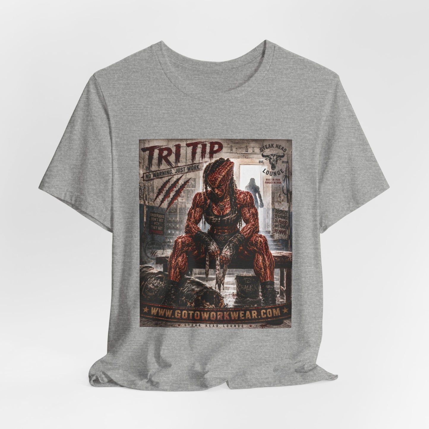 TRI TIP "No Warning. Just Work" - Graphic Tee