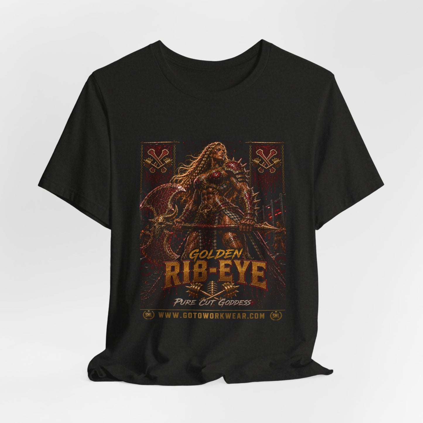 Golden Rib-Eye "Pure Cut Goddess" - Graphic Tee