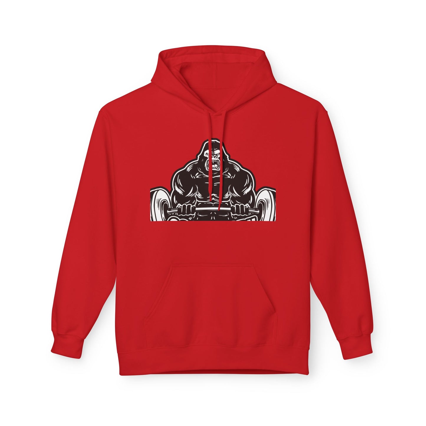 Muscle Tee Hoodie - Unisex Fleece, Gym Wear, Fitness Sweatshirt, Stylish Hoodie, Gift for Gym Lovers