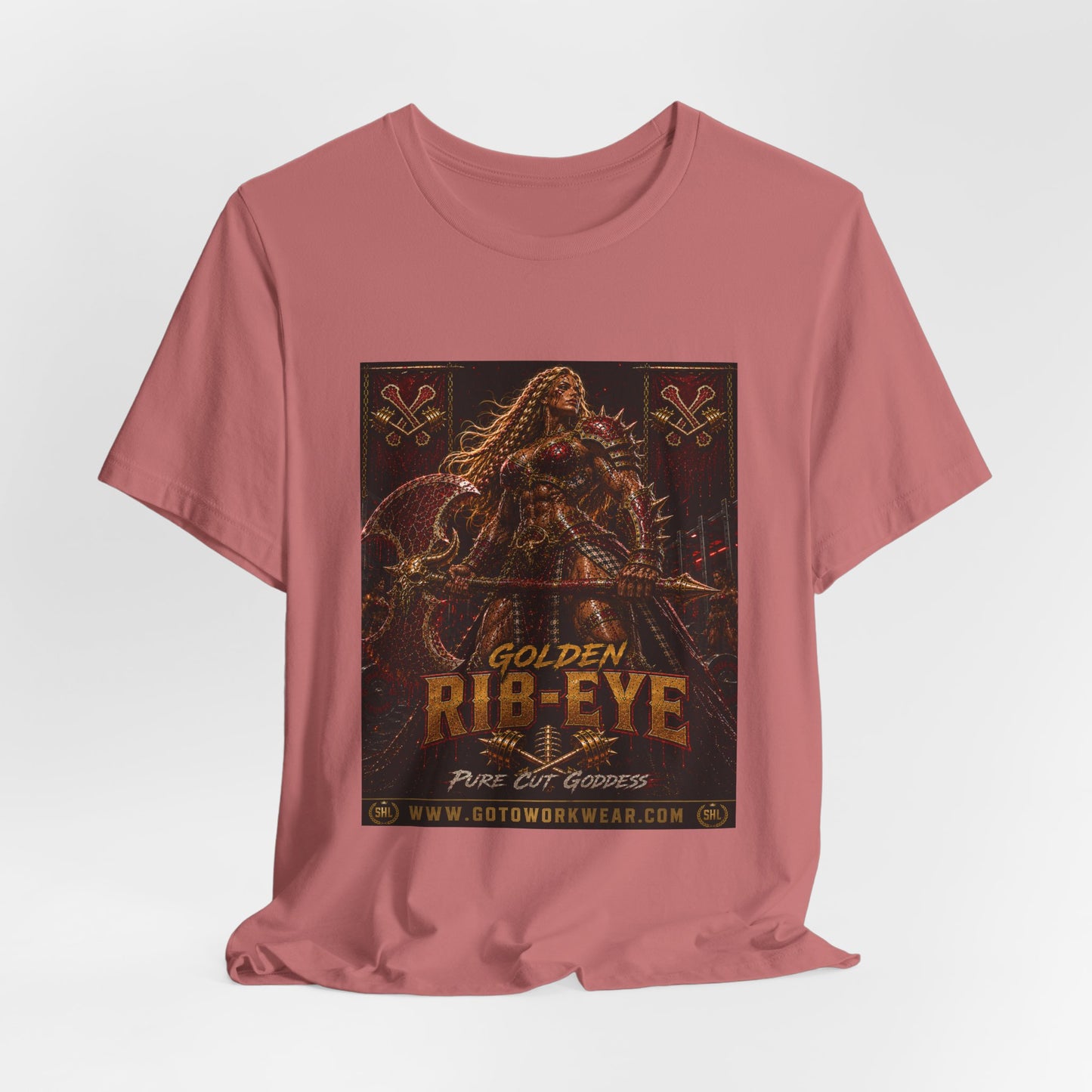Golden Rib-Eye "Pure Cut Goddess" - Graphic Tee