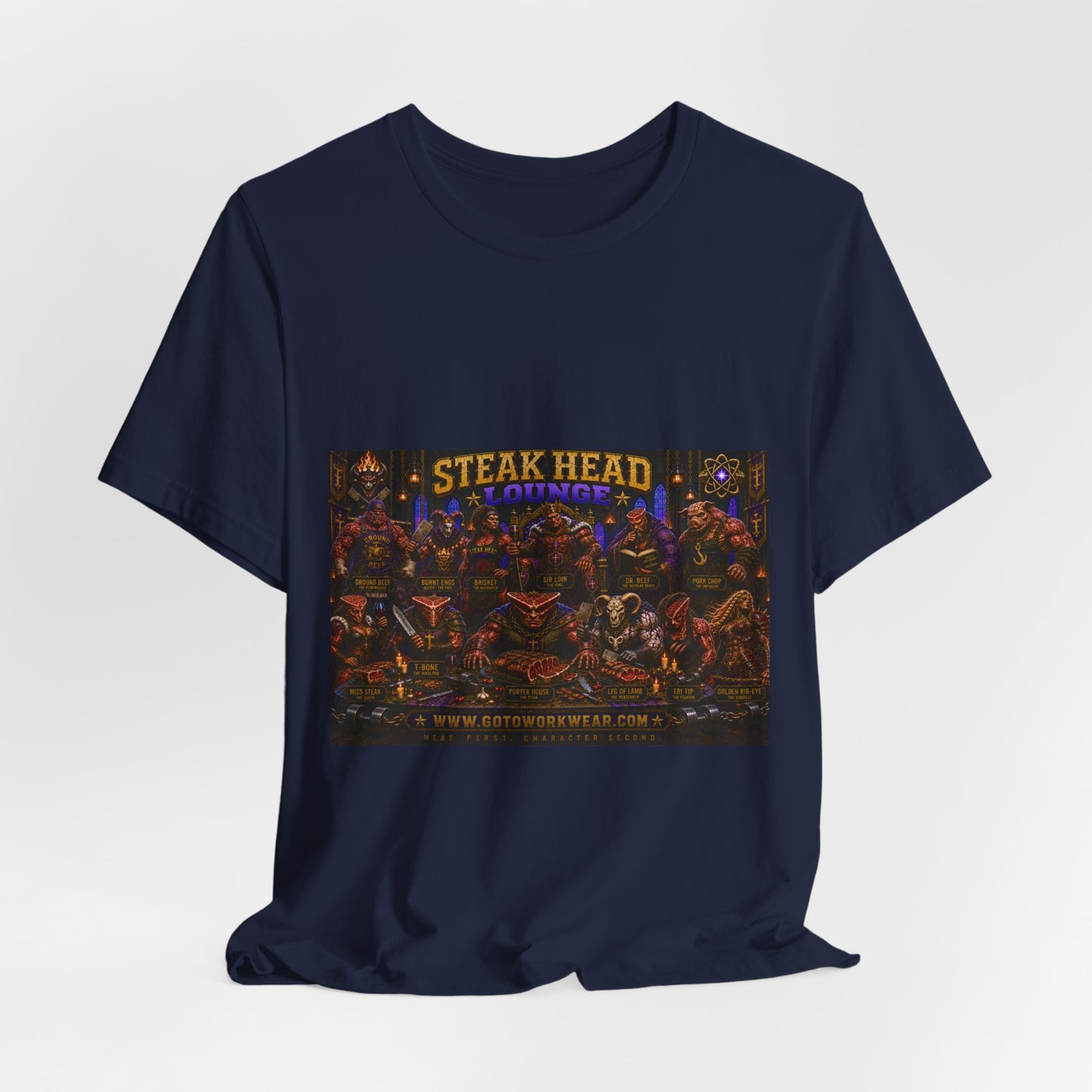 Steak Head Lounge ALL - "The strongest thing in the gym is not muscle—  It is the decision to return tomorrow." - Graphic Tee