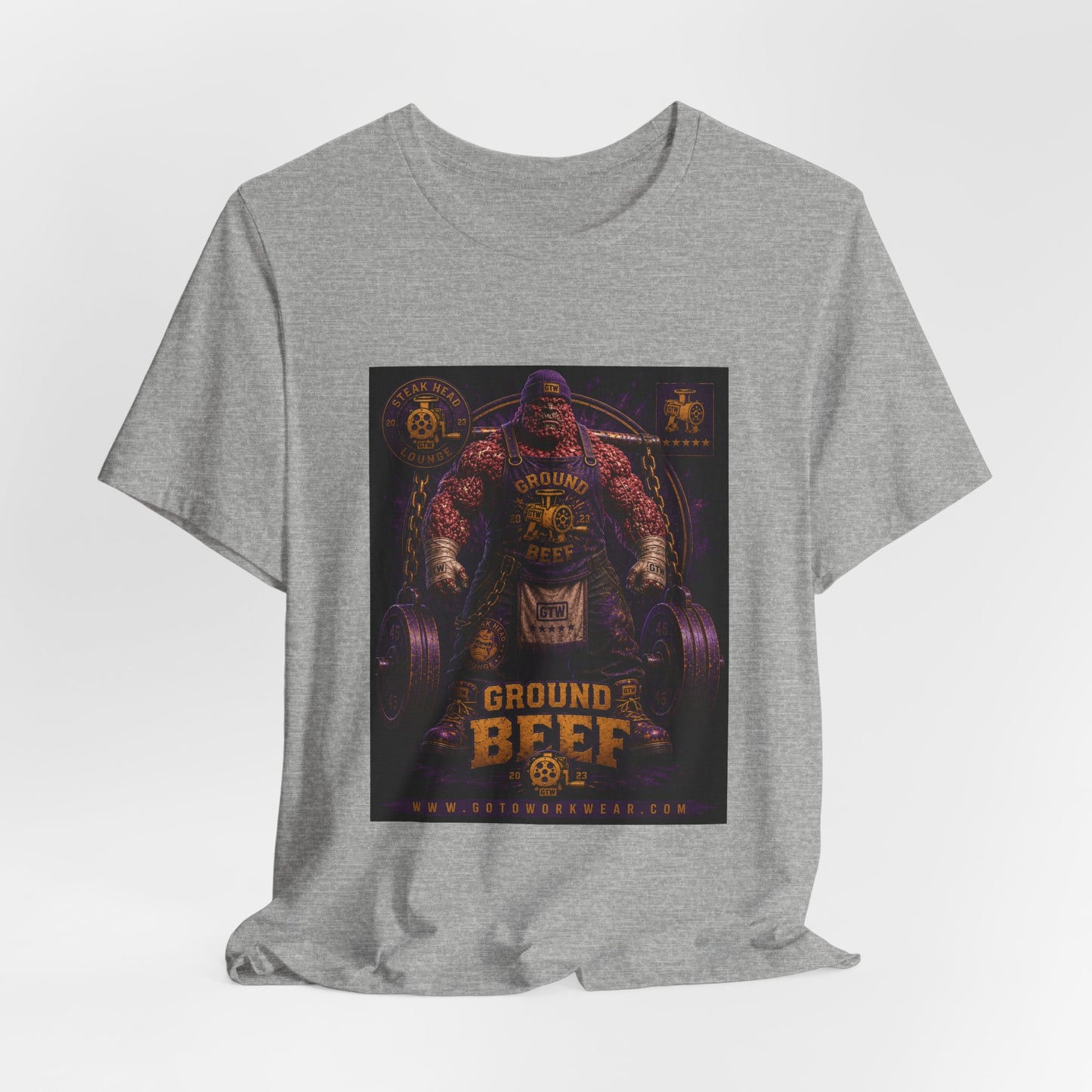 Ground Beef "Grinder Built Gains" - Graphic Tee