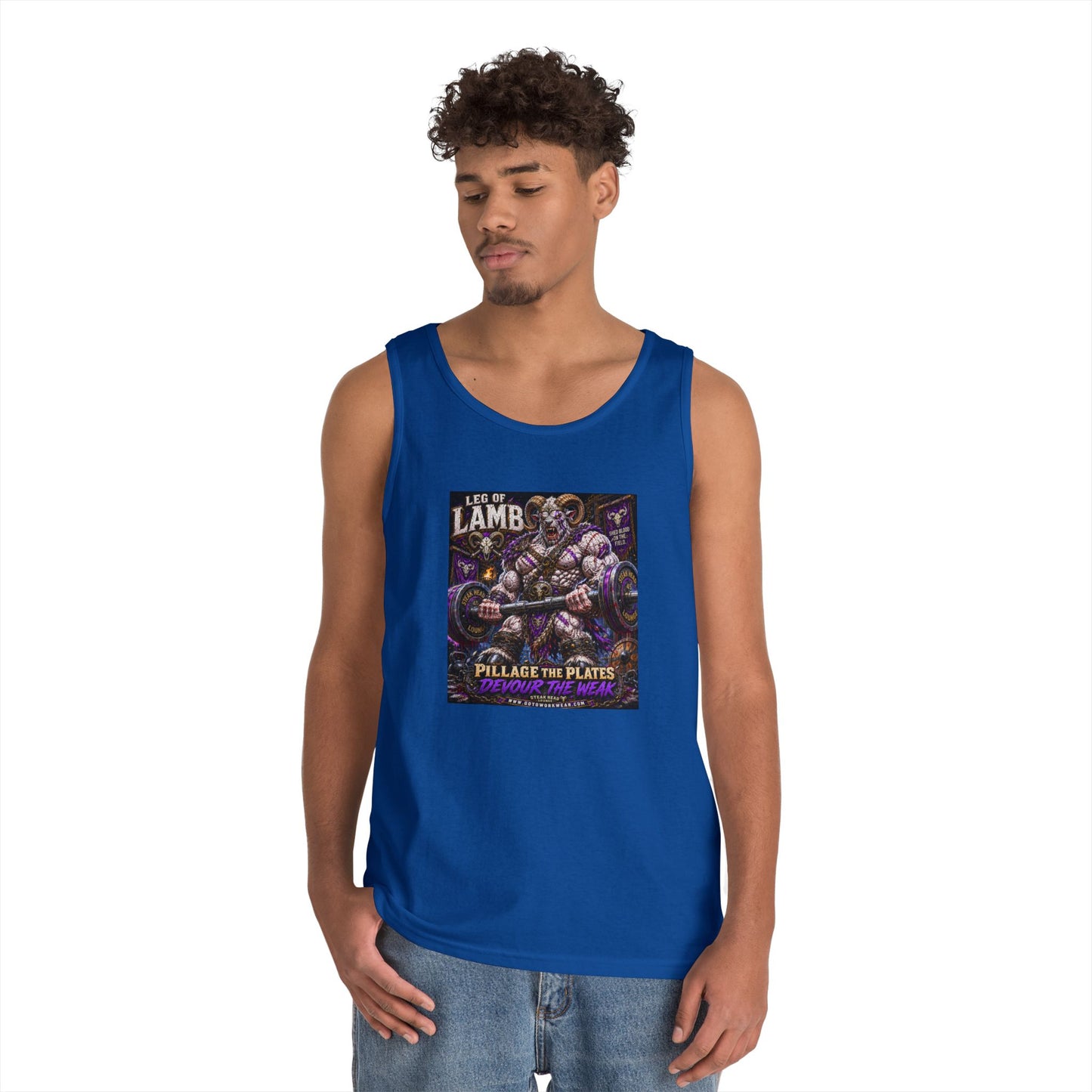Leg of Lamb "Pillage the Plates - Devour the Weak" - Tank Top