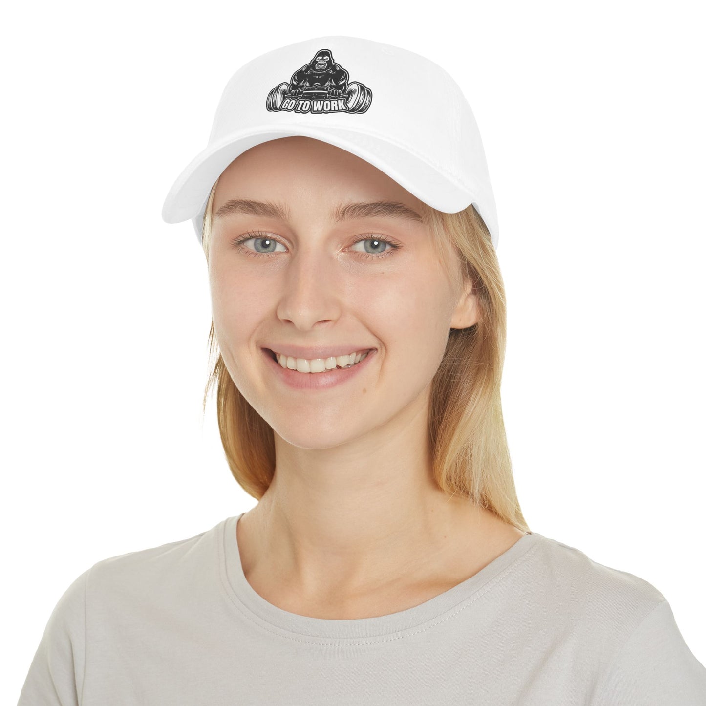 Motivational Gym Cap | Fitness Lover's Gift, Workout Hat, Sports Apparel, Casual Style, Gorilla Graphic Design