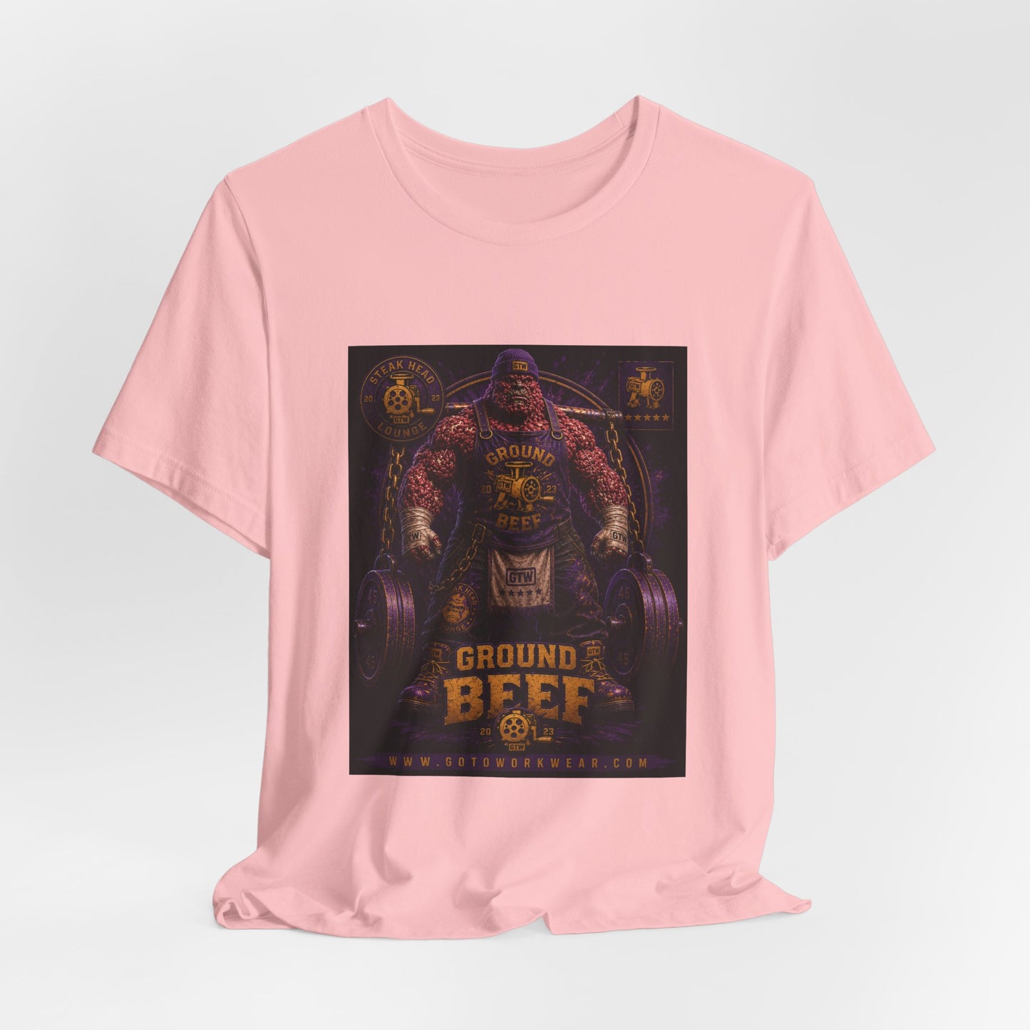 Ground Beef "Grinder Built Gains" - Graphic Tee
