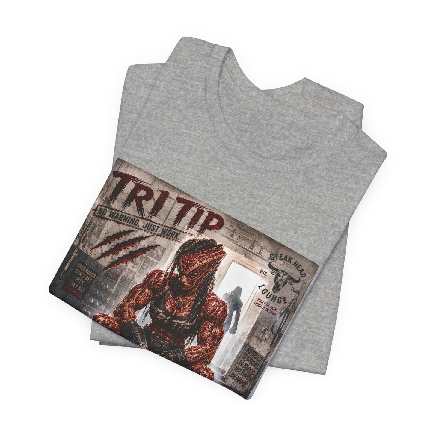 TRI TIP "No Warning. Just Work" - Graphic Tee