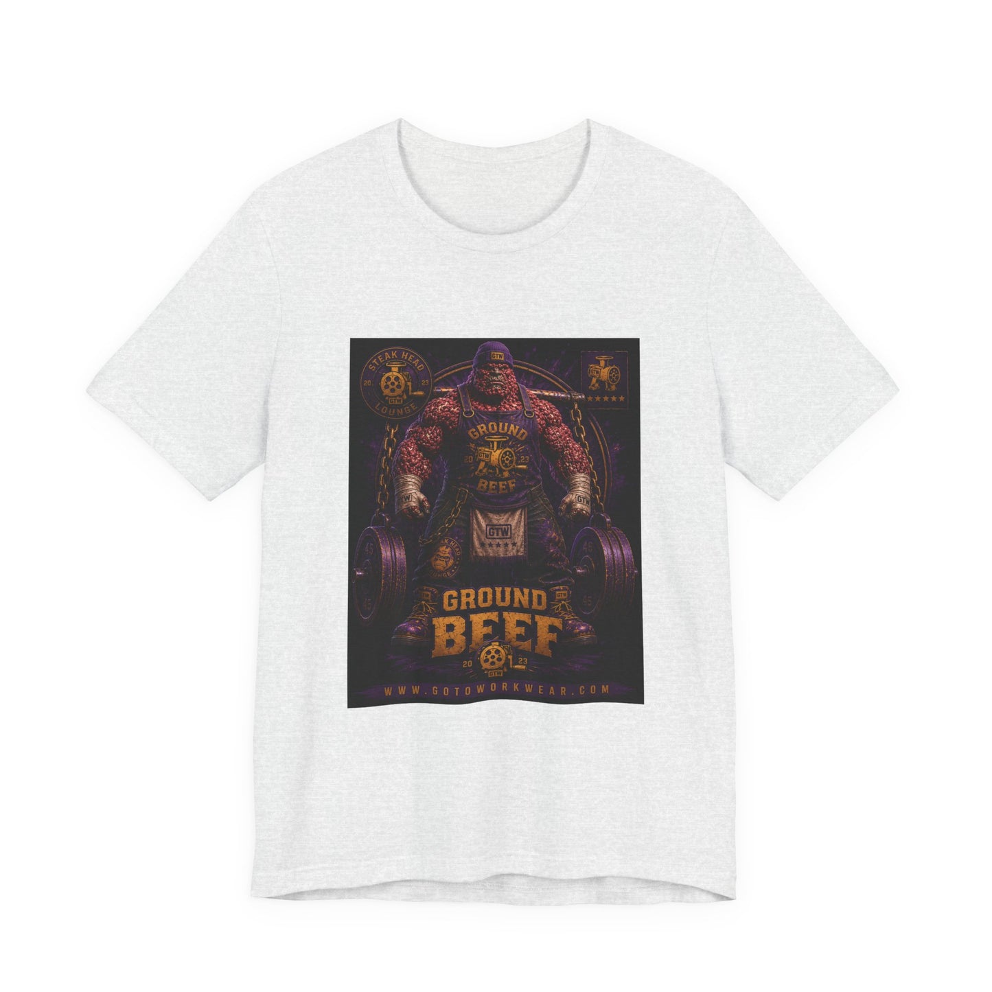 Ground Beef "Grinder Built Gains" - Graphic Tee