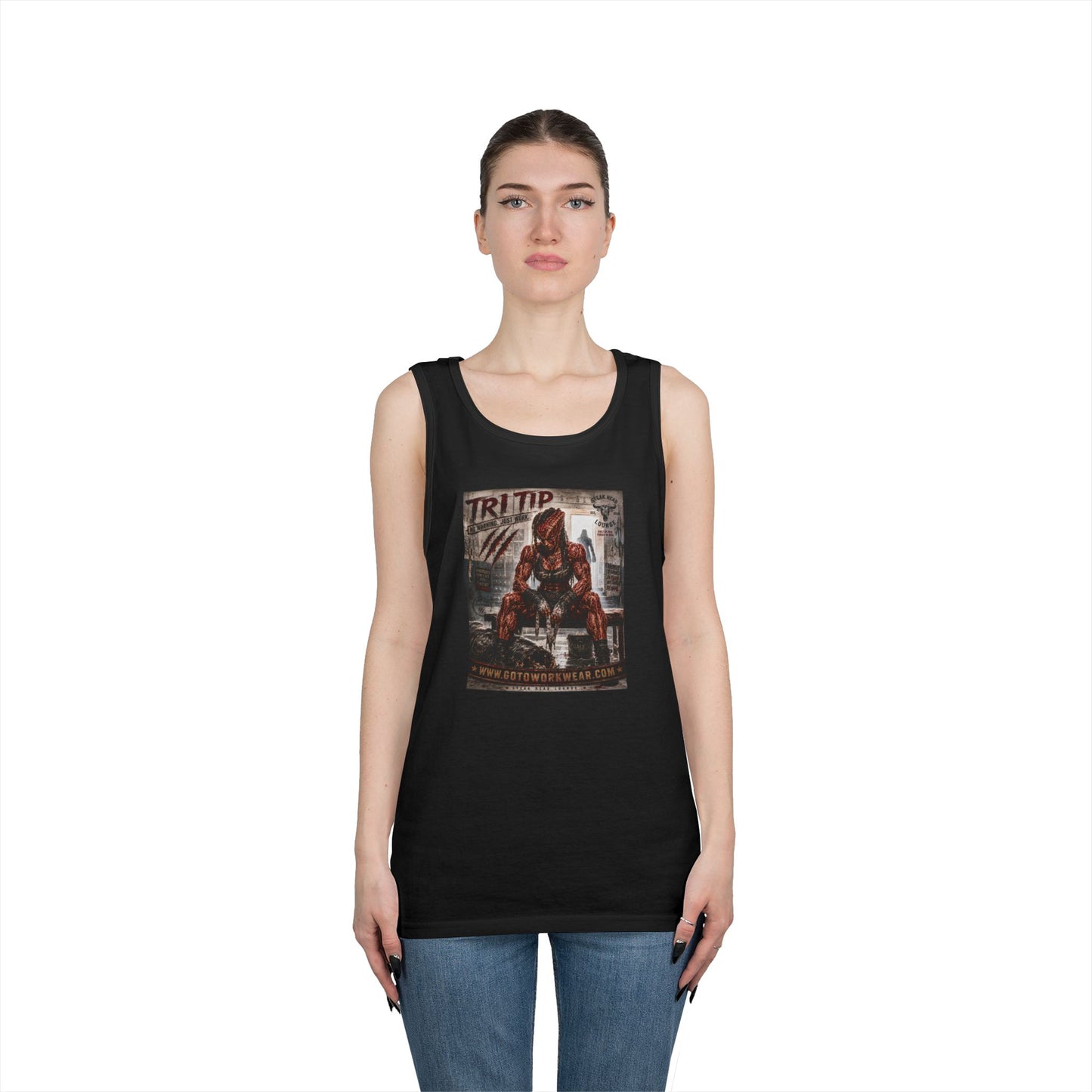 Tri Tip "No Warning. Just Work" - Tank Top