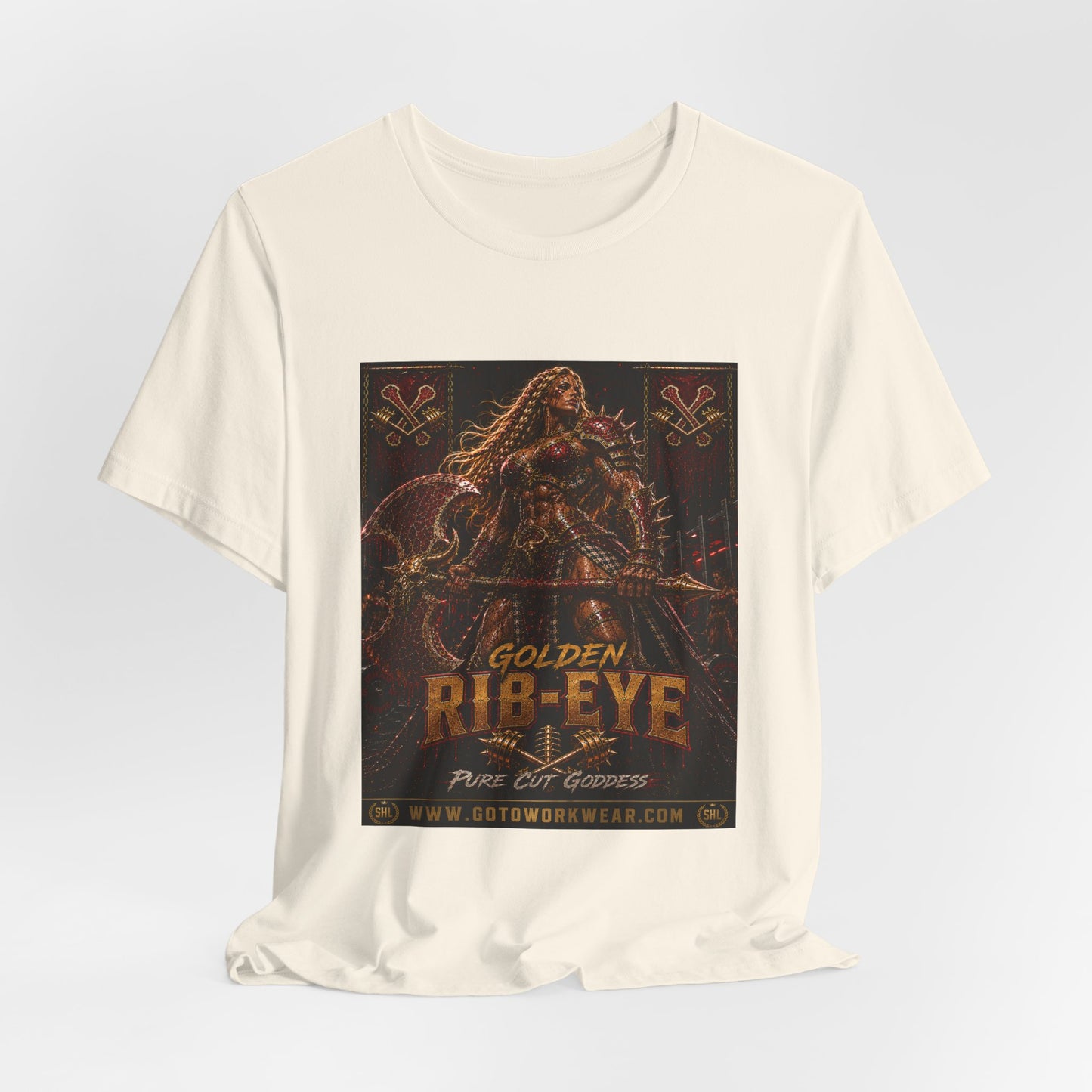 Golden Rib-Eye "Pure Cut Goddess" - Graphic Tee