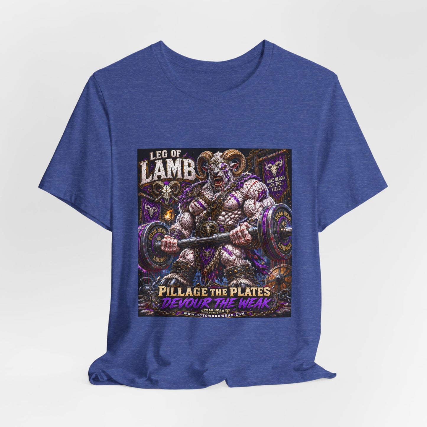Leg of Lamb "Pillage the Plates, Devour the Weak" - Graphic Shirt Tee