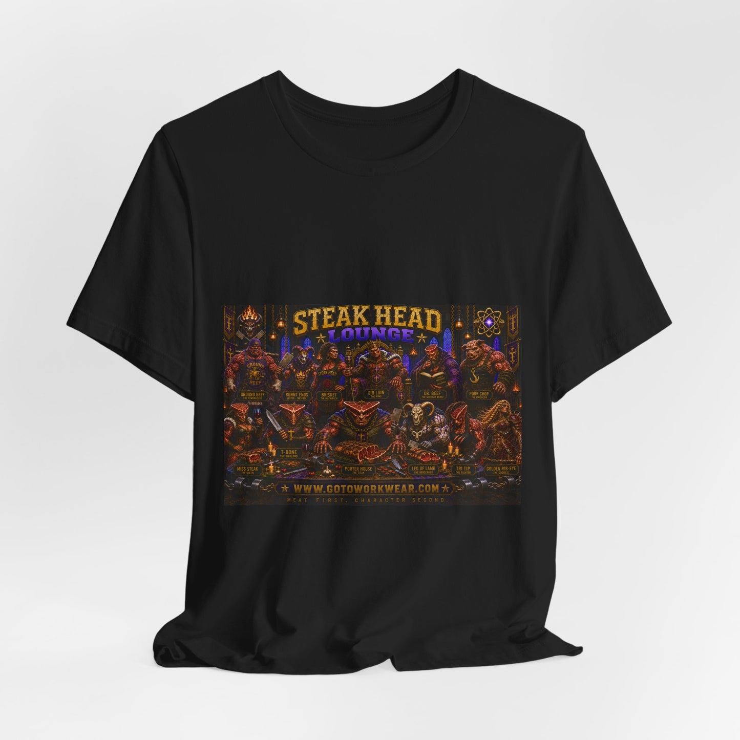 Steak Head Lounge ALL - "The strongest thing in the gym is not muscle—  It is the decision to return tomorrow." - Graphic Tee