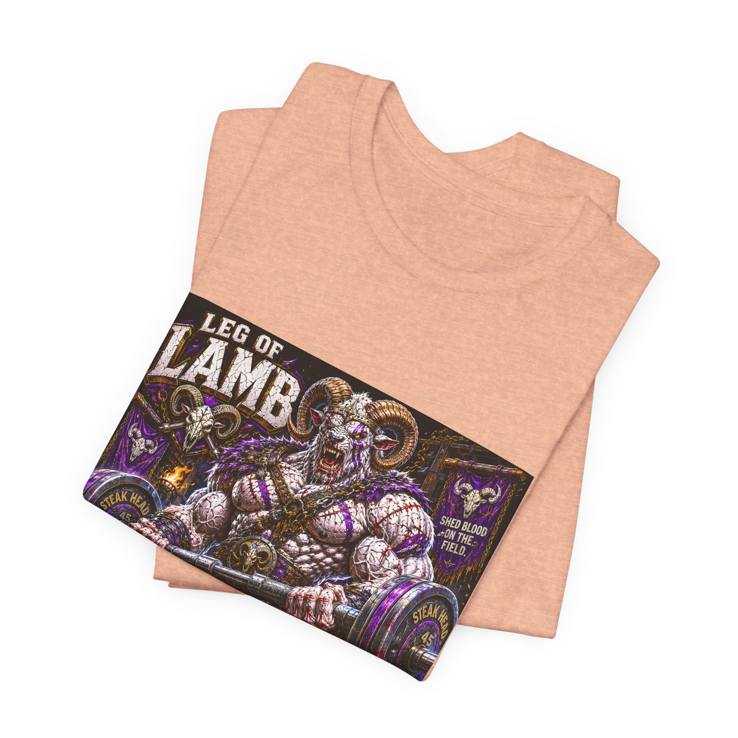 Leg of Lamb "Pillage the Plates, Devour the Weak" - Graphic Shirt Tee