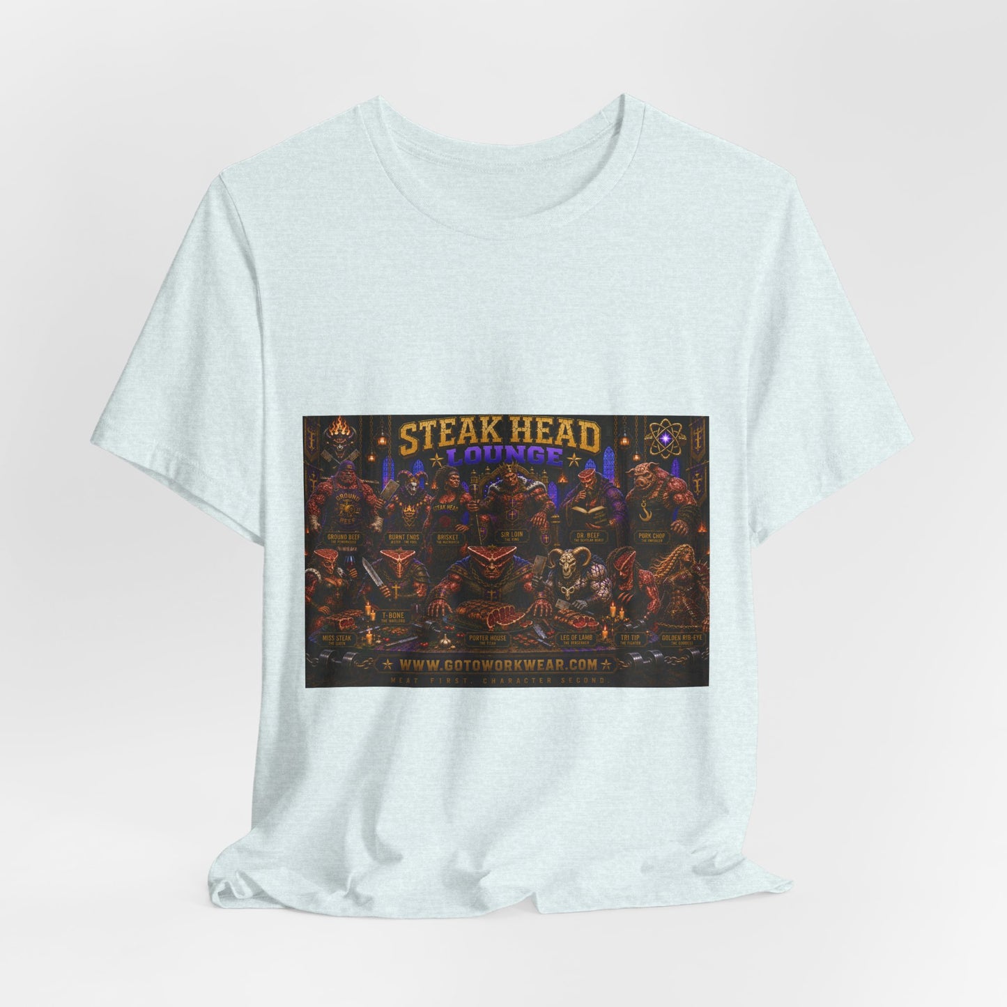 Steak Head Lounge ALL - "The strongest thing in the gym is not muscle—  It is the decision to return tomorrow." - Graphic Tee